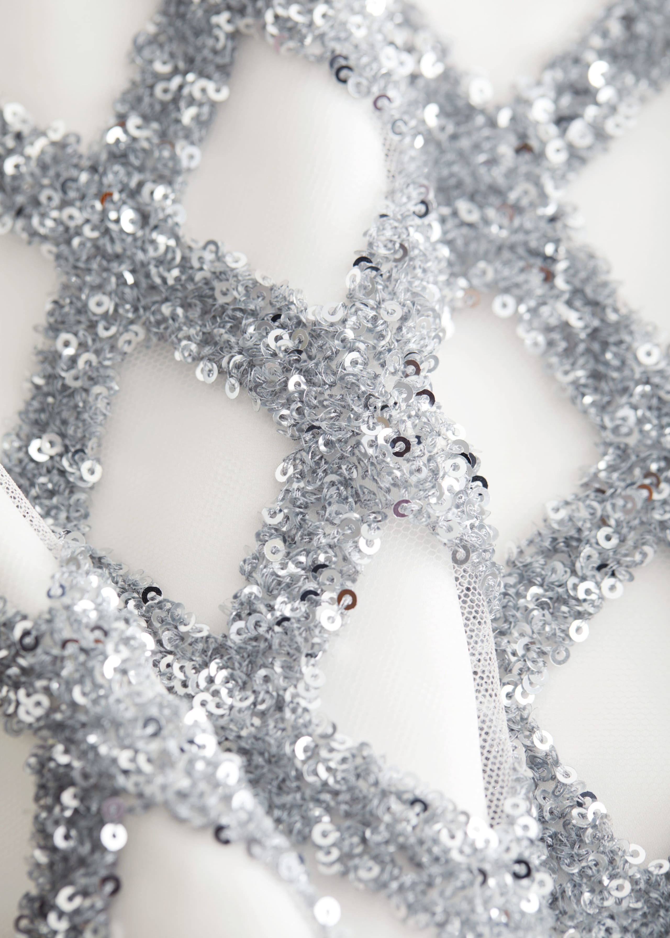 Sparkly High Waisted Mini Skirt - {{variantName}} - Descriptive Detail