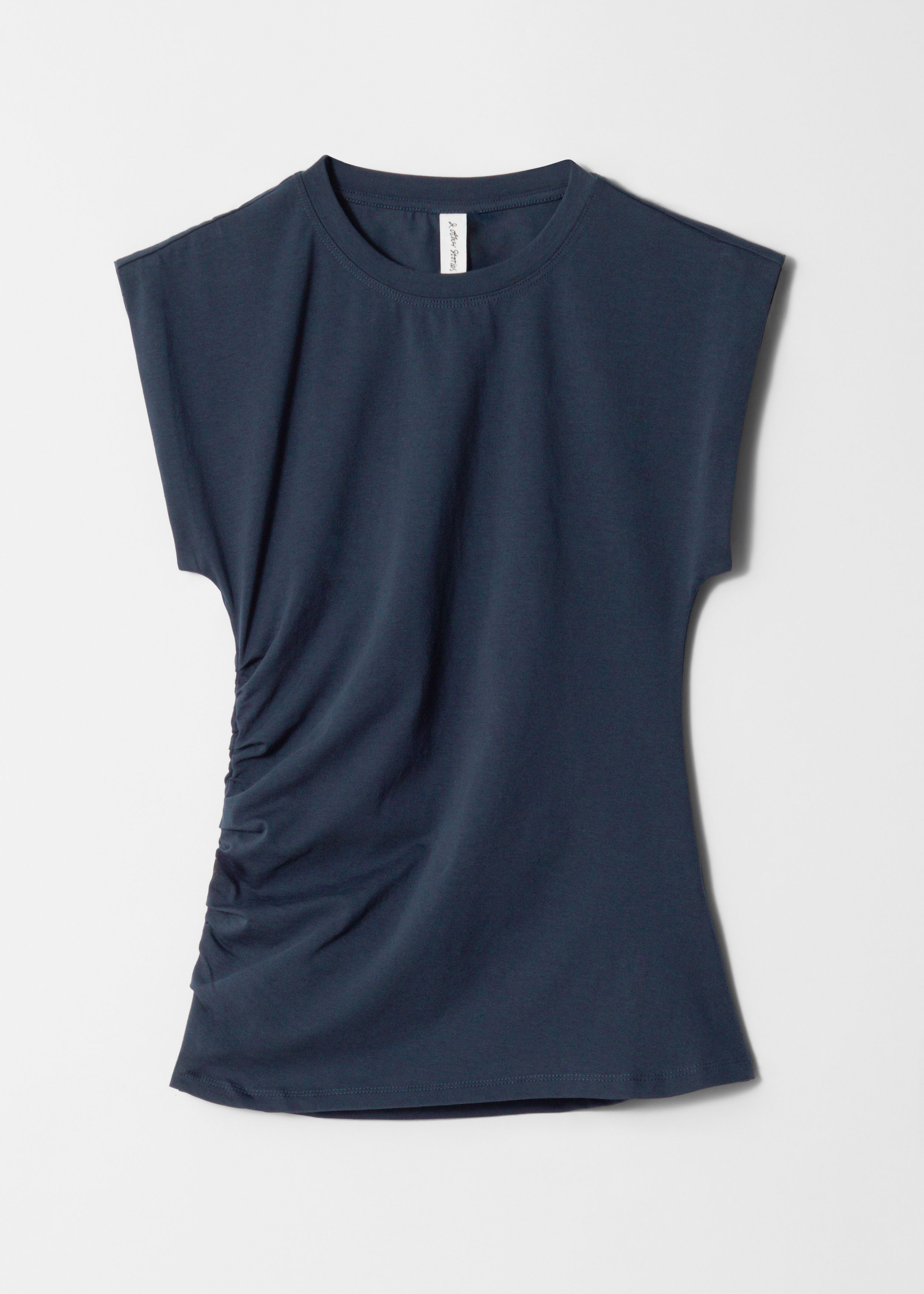 Ruched Jersey Tank Top