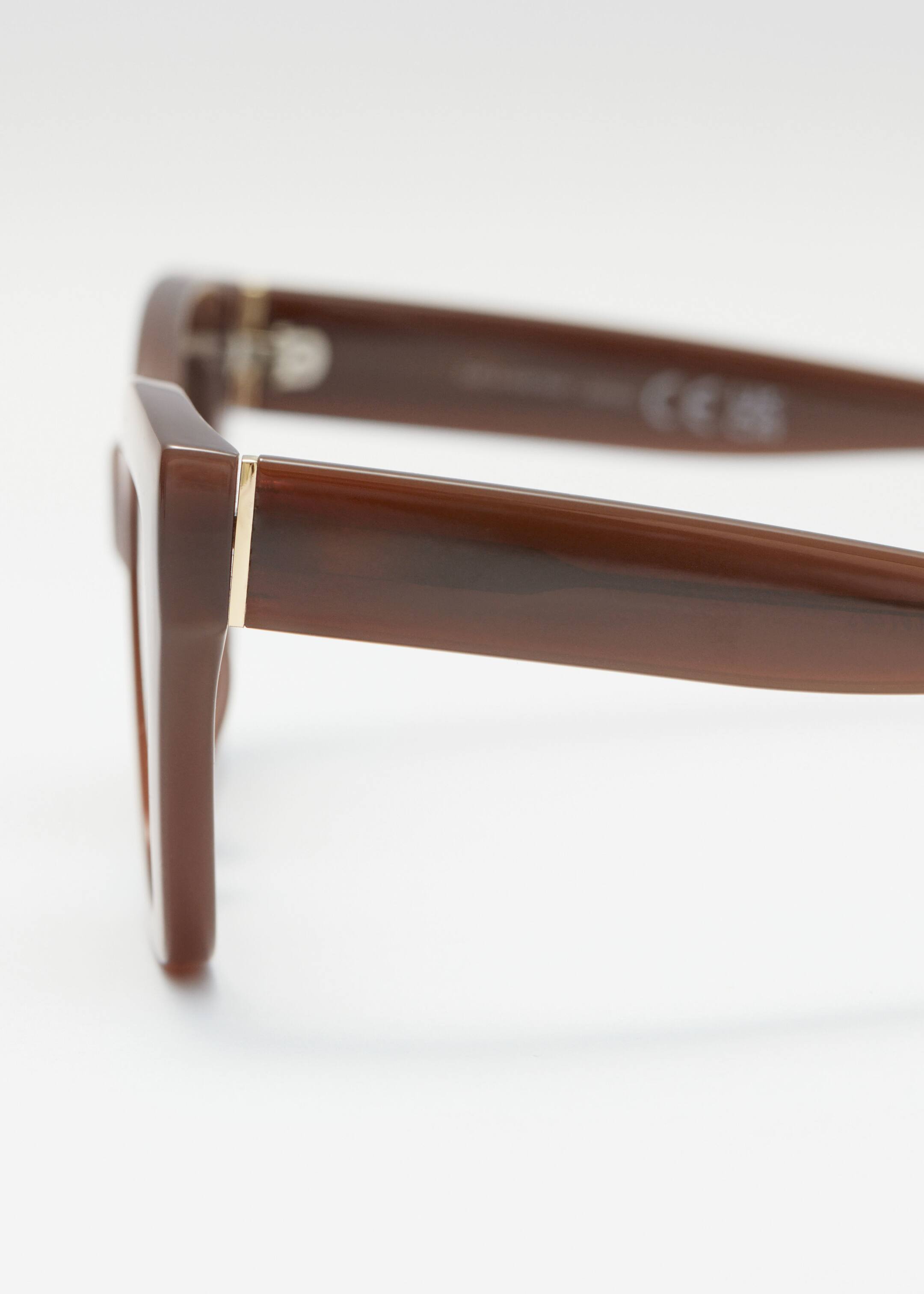 Grotere afbeelding bekijken: Cat Eye Sunglasses - Brown - DAMES | H&M BE 2