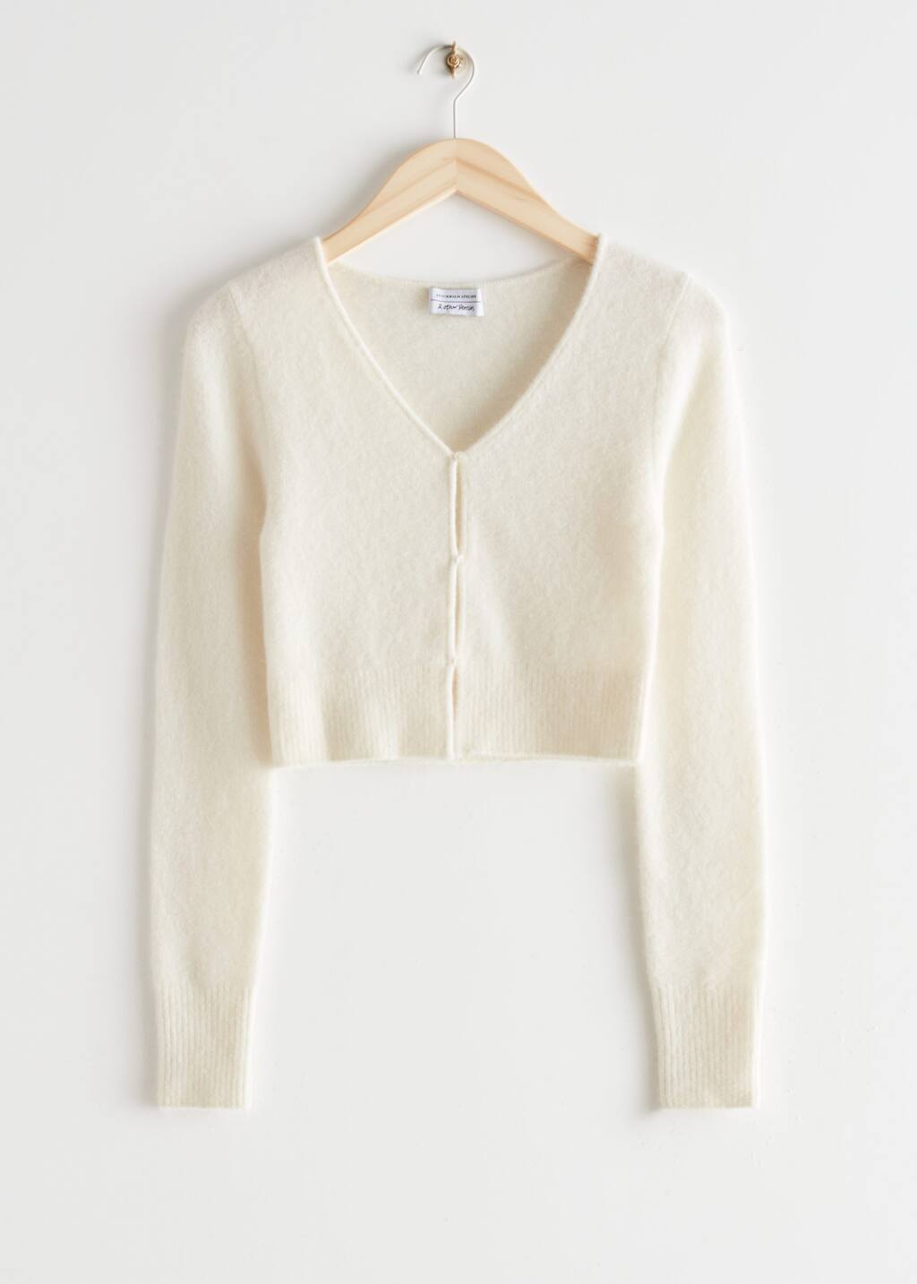 Cropped Knit Cardigan - Pistachio - Still Life