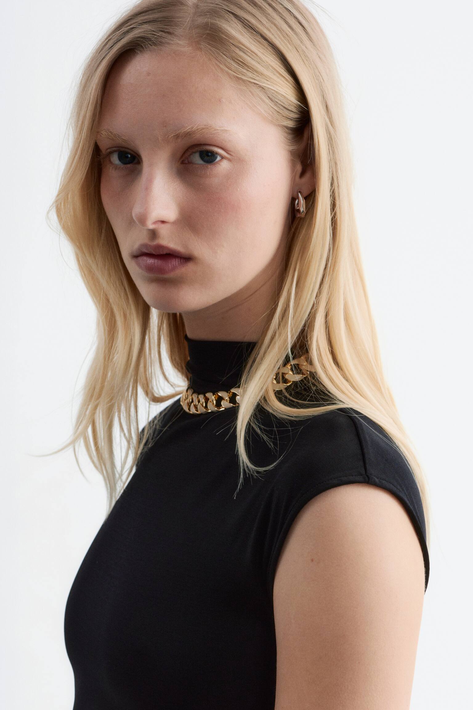 Chunky Curb-Chain Necklace - 5