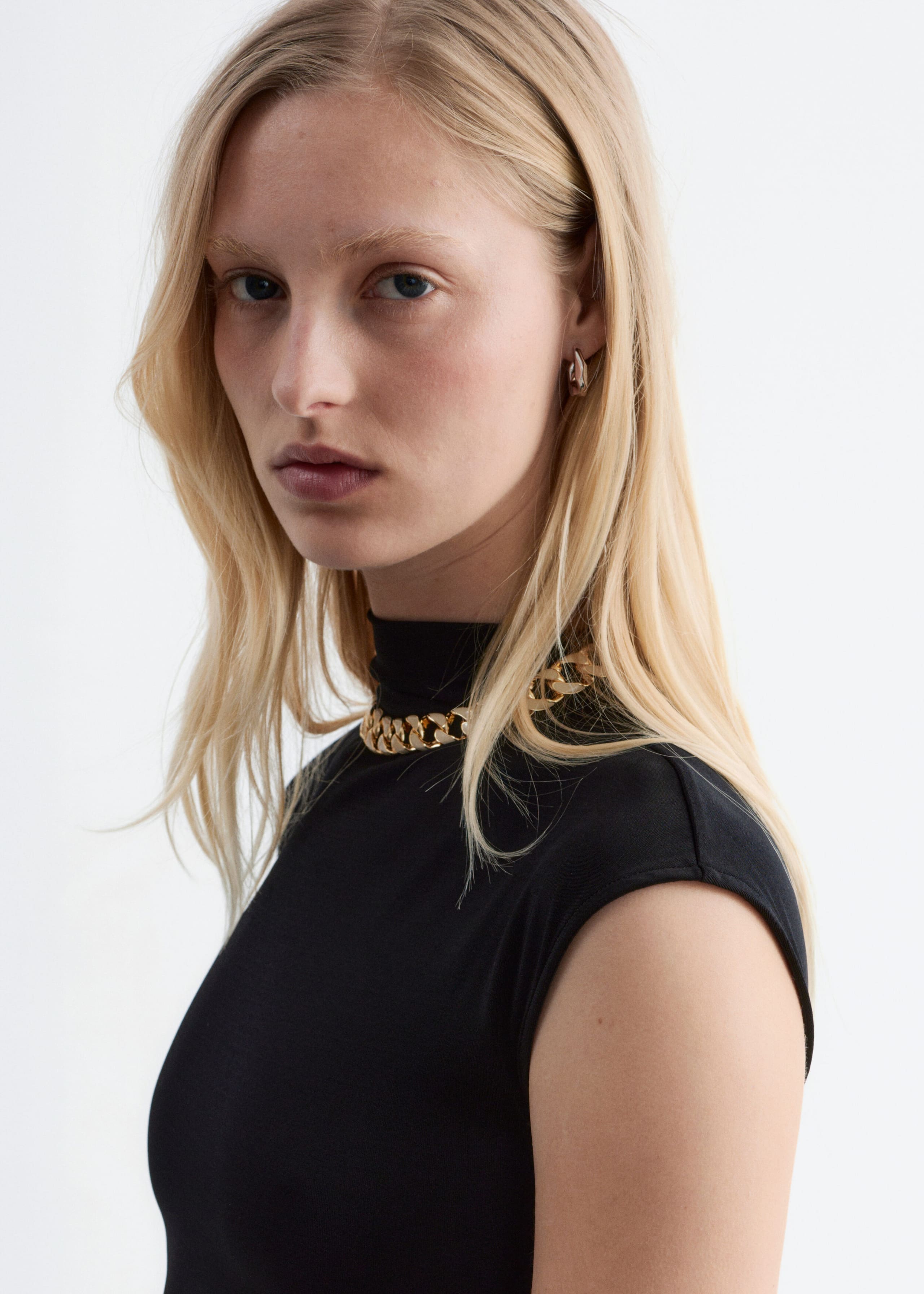 Image of Wrap-Front Midi Dress