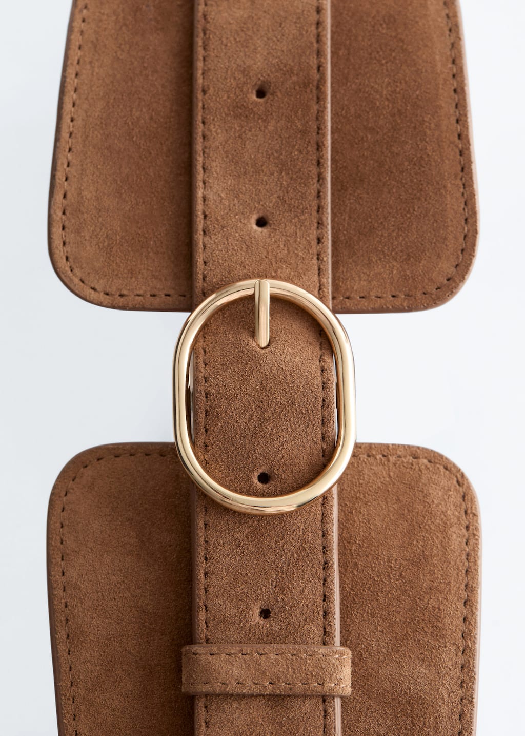 Image of Wide Suede Waist Belt