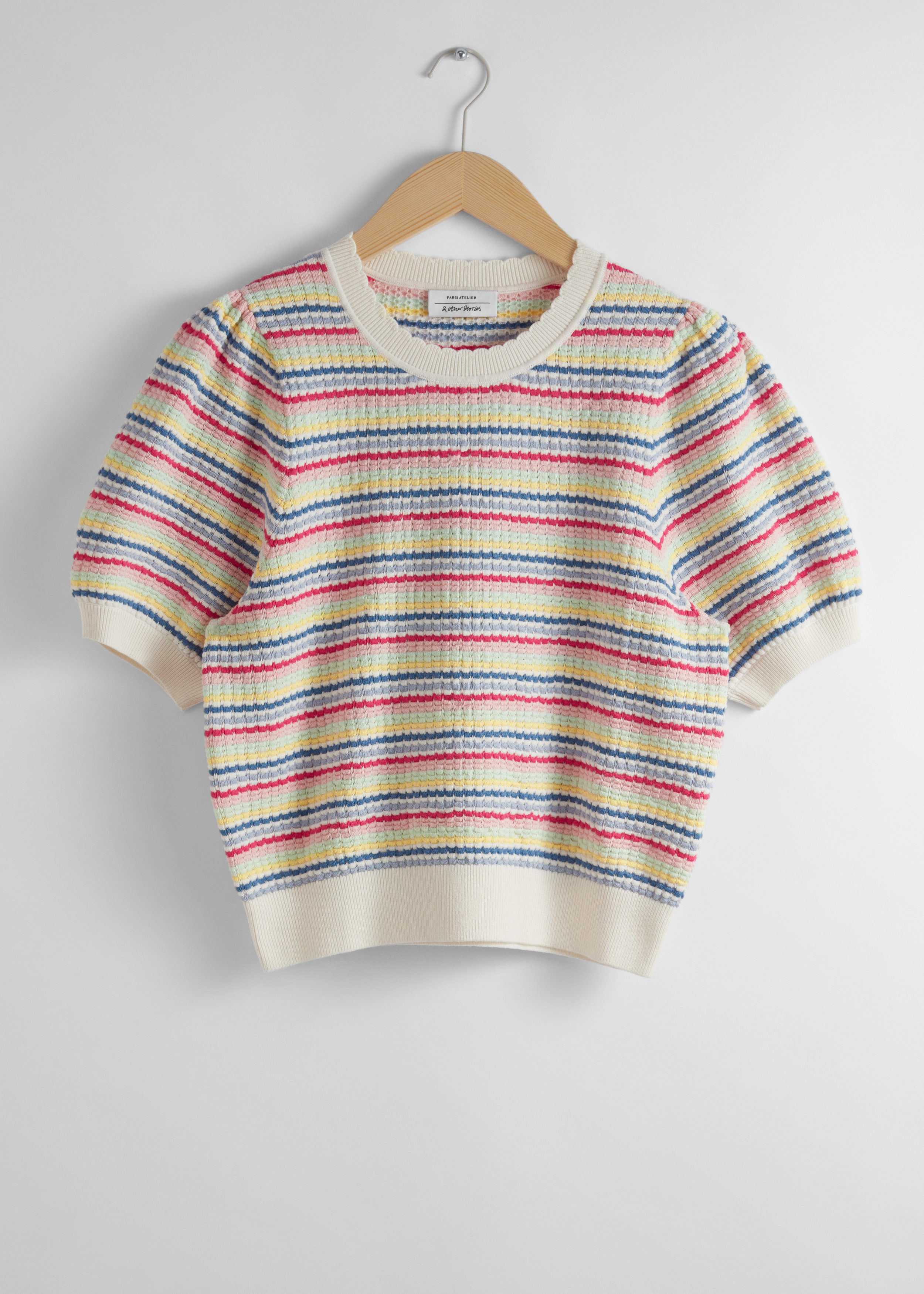 shéller scallop design knit tops scallop design knit tops – shéller / シェリエ