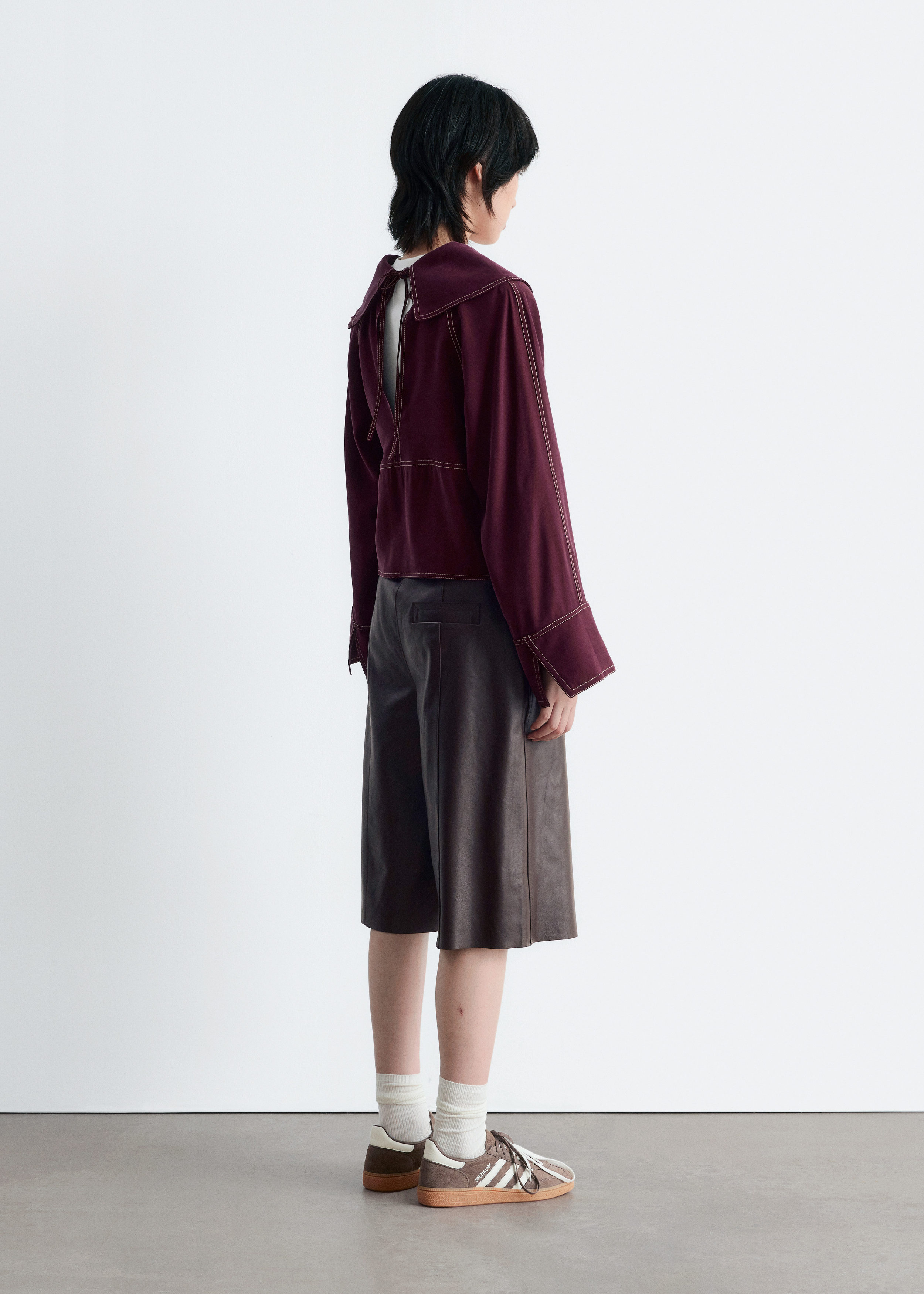 トップス ENFOLD SAILOR COLOR BLOUSE38 SAILOR-COLOR BLOUSE｜ENFOLD（エンフォルド）正規取り扱い通販