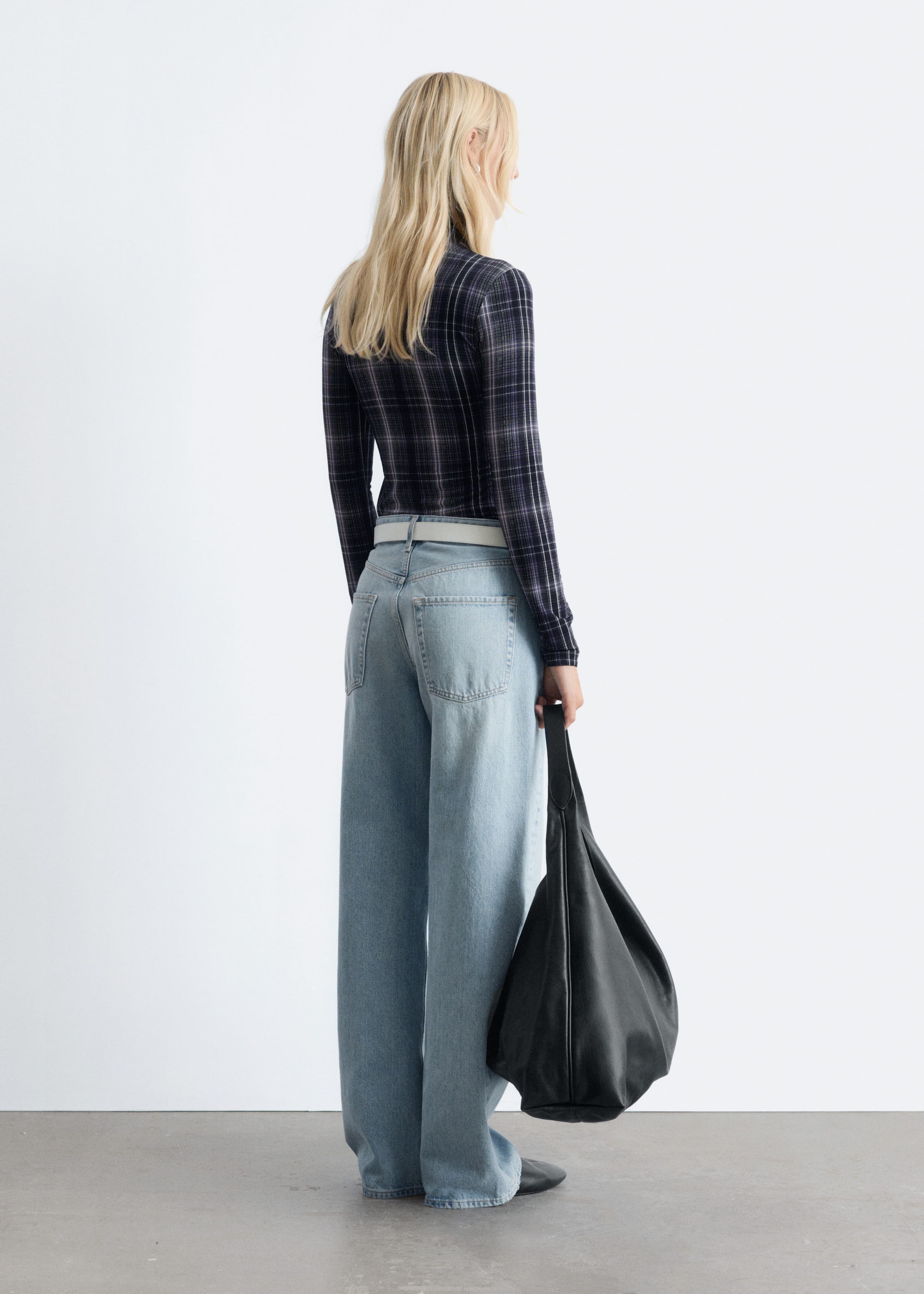 Image of Slim Fit Turtleneck Top