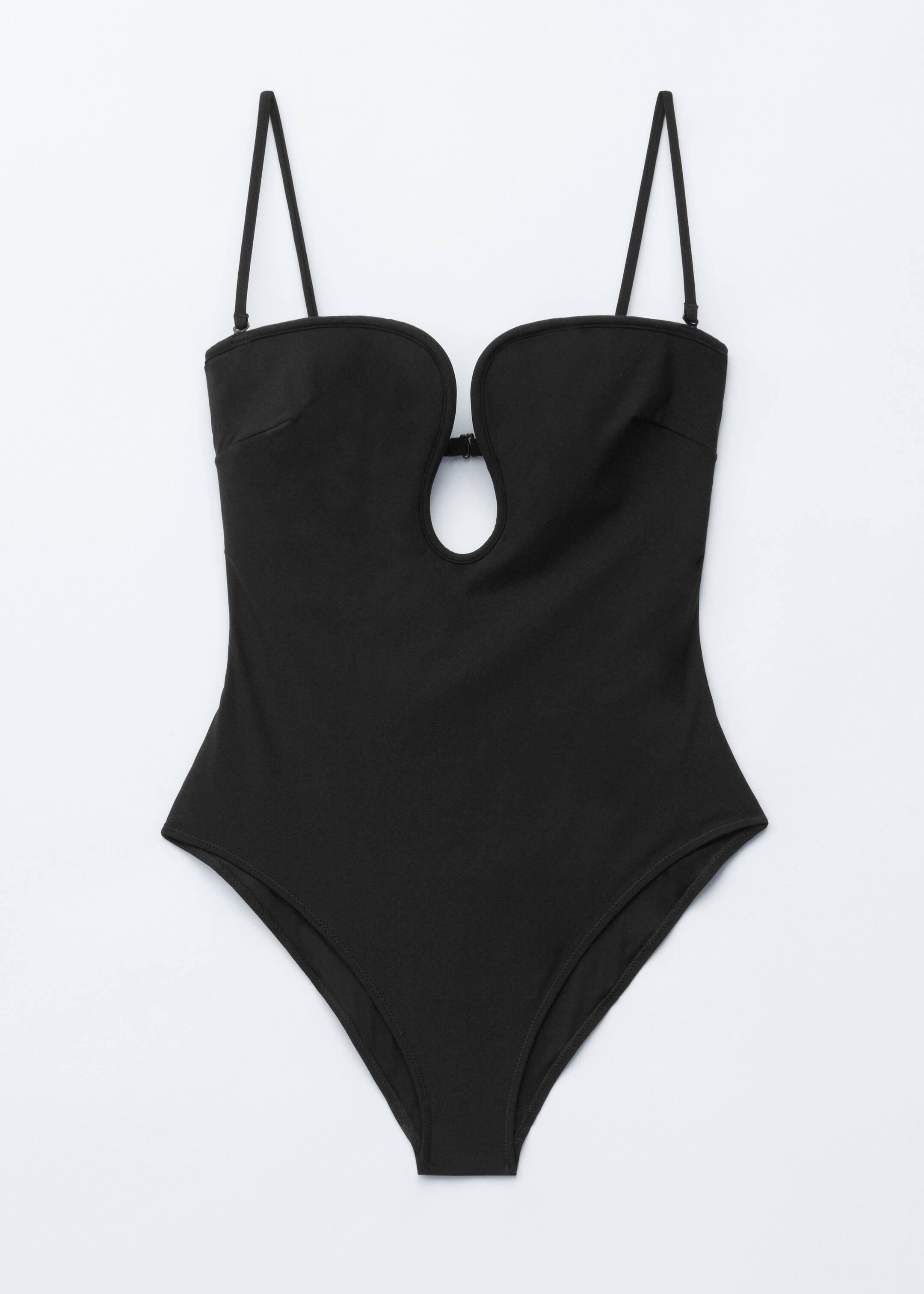 Zobrazit větší obrázek: Plavky s kosticí - Černá - ŽENY | H&M CZ 5