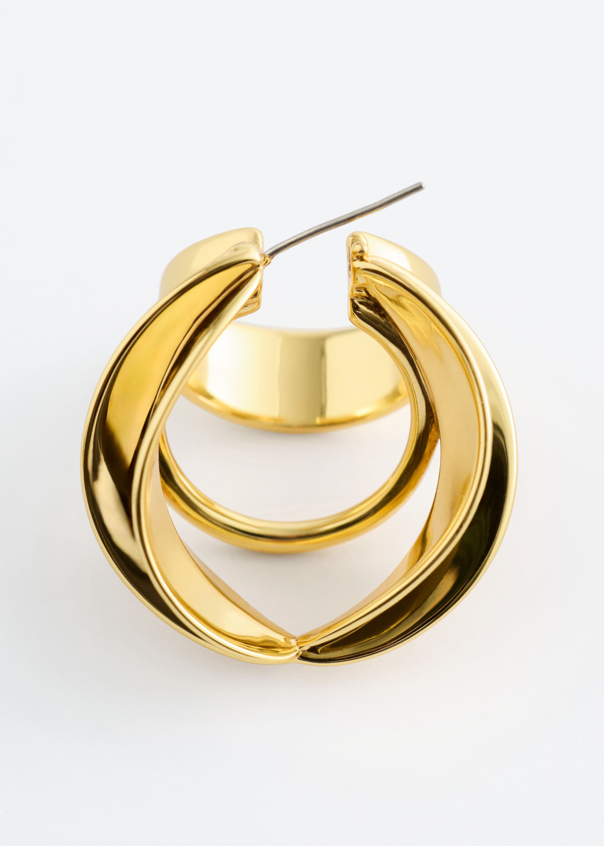 Image of Sculptural Hoop Earrings
