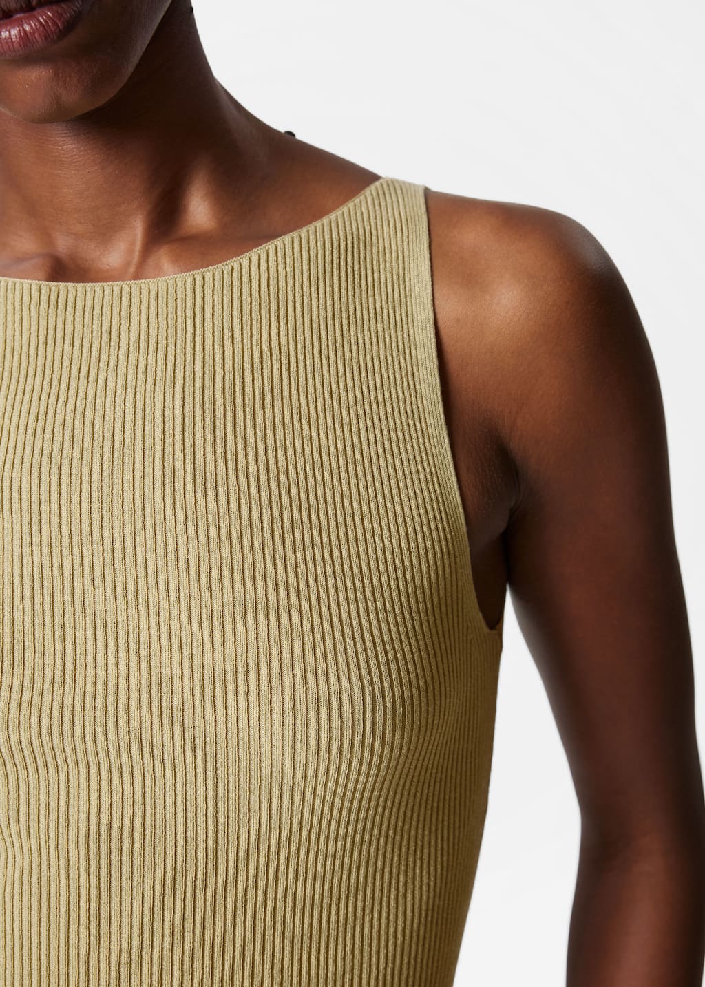 Image of Rib-Knit Tank Top