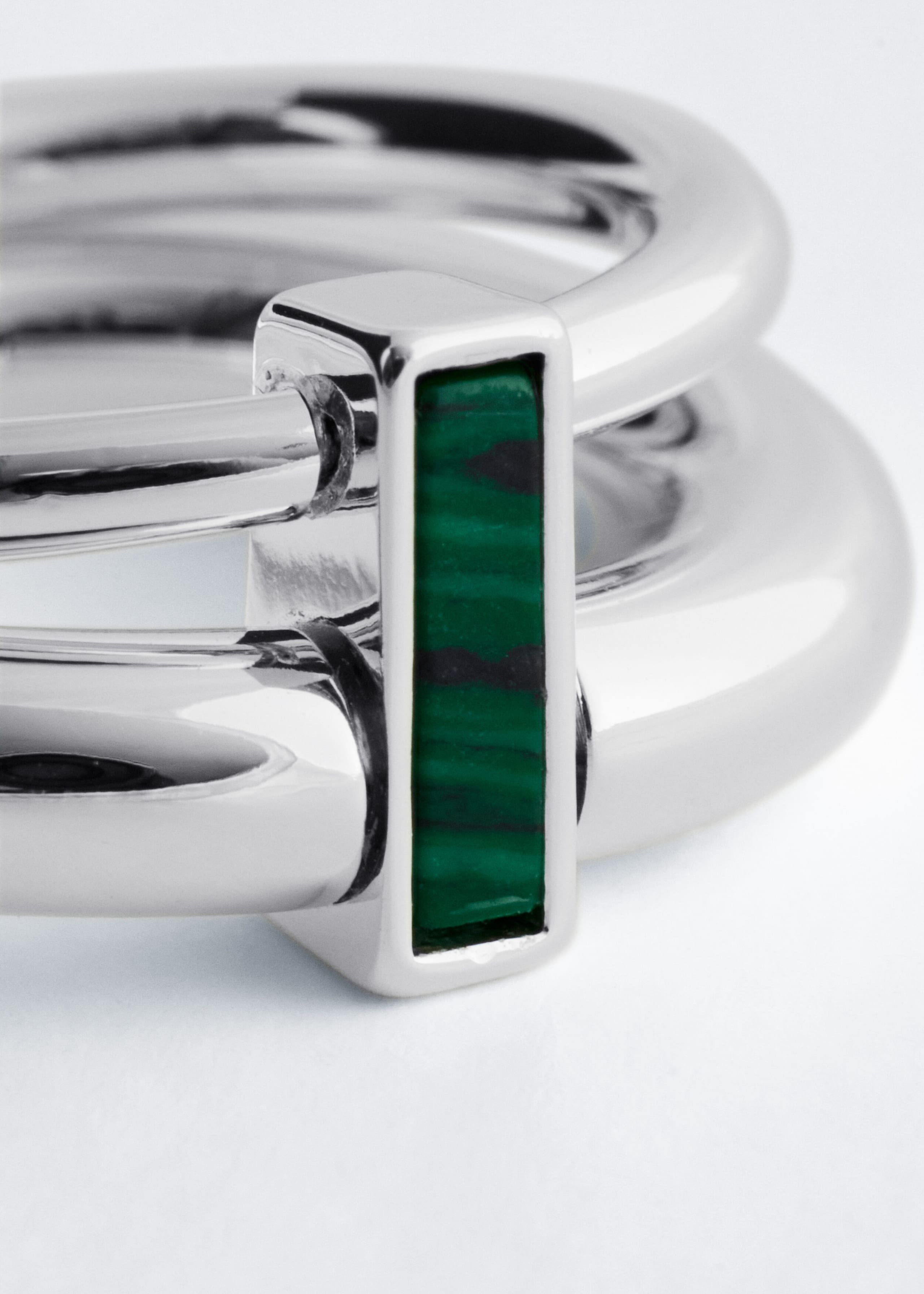 Double-Circle Brass Ring - {{variantName}} - Descriptive Detail