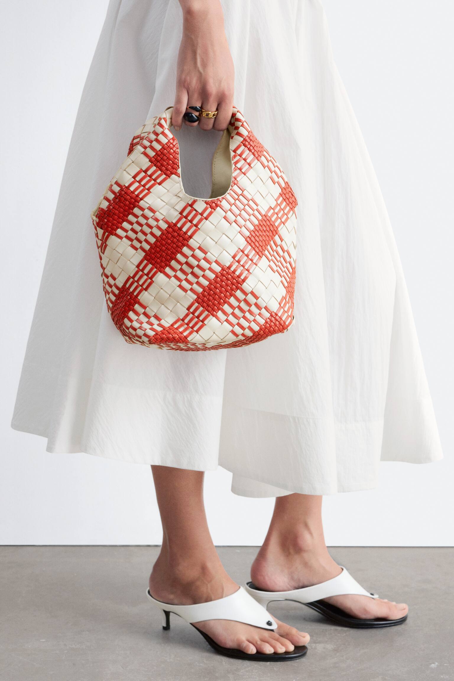 Mala tote em pele entrançada - 8