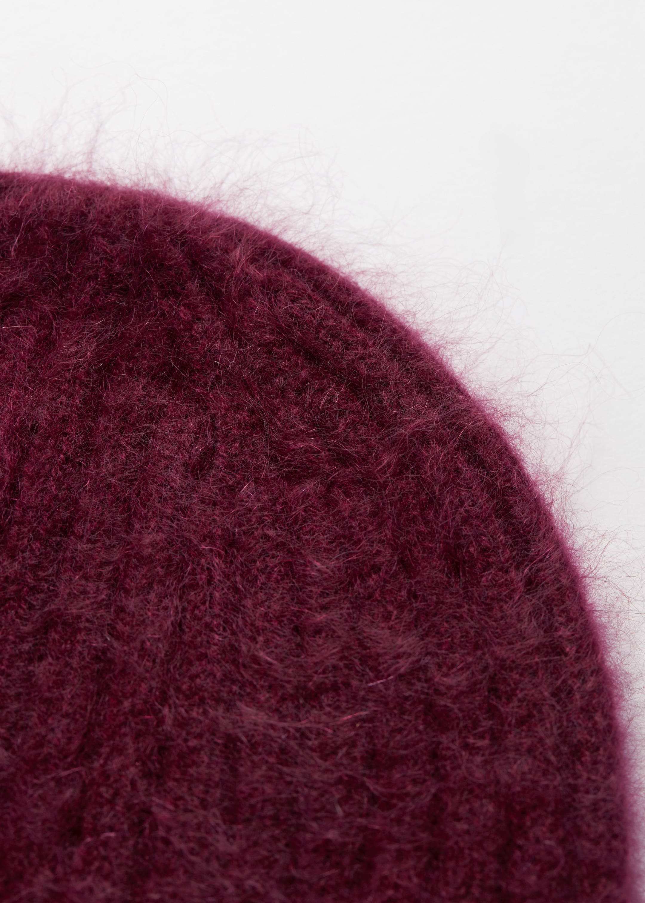 Zobacz większy obraz: Pure Brushed-Cashmere Beanie - Ciemnoczerwony - ONA | H&M PL 2