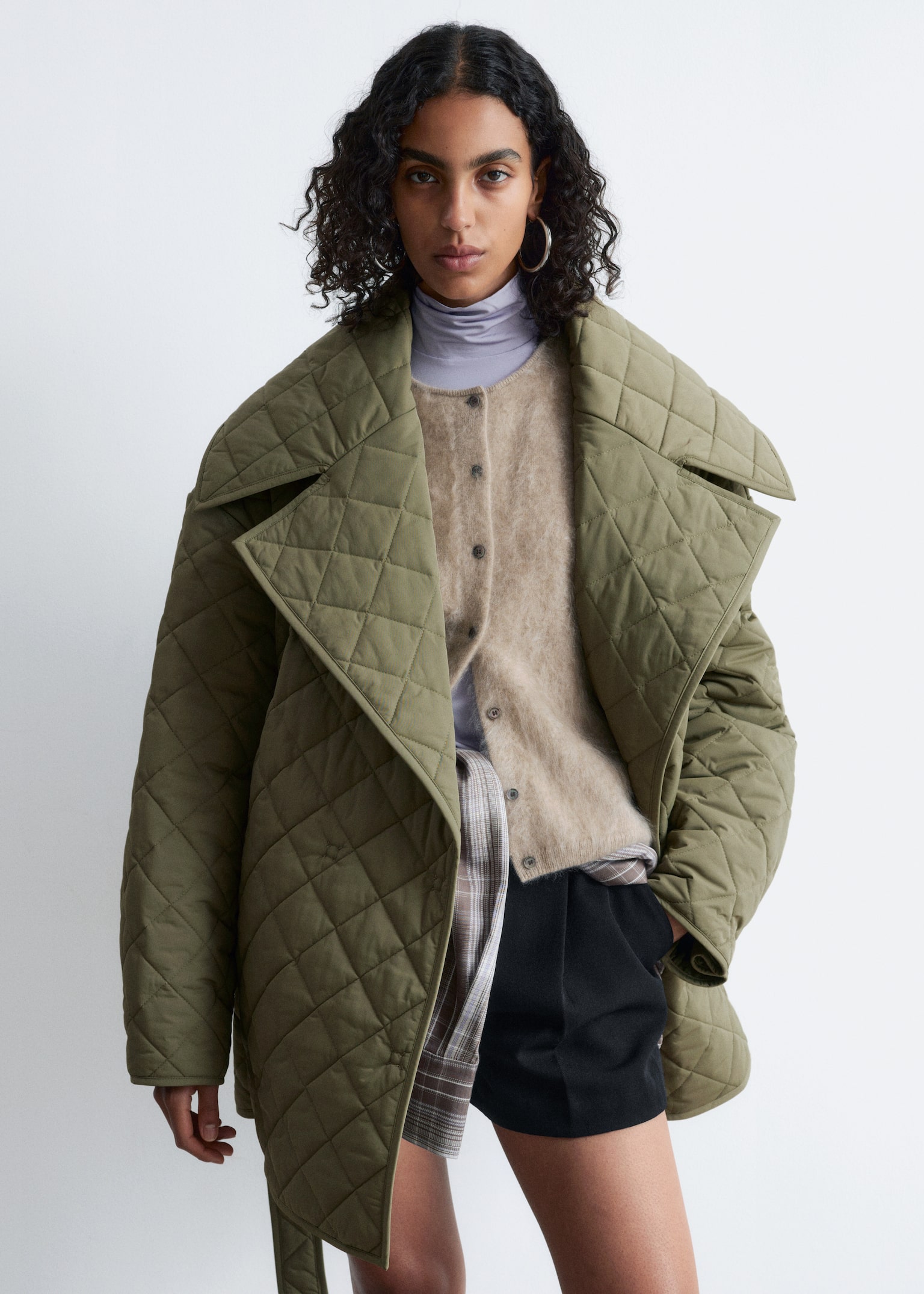 Veste matelassée - Vert kaki/Noir - 5