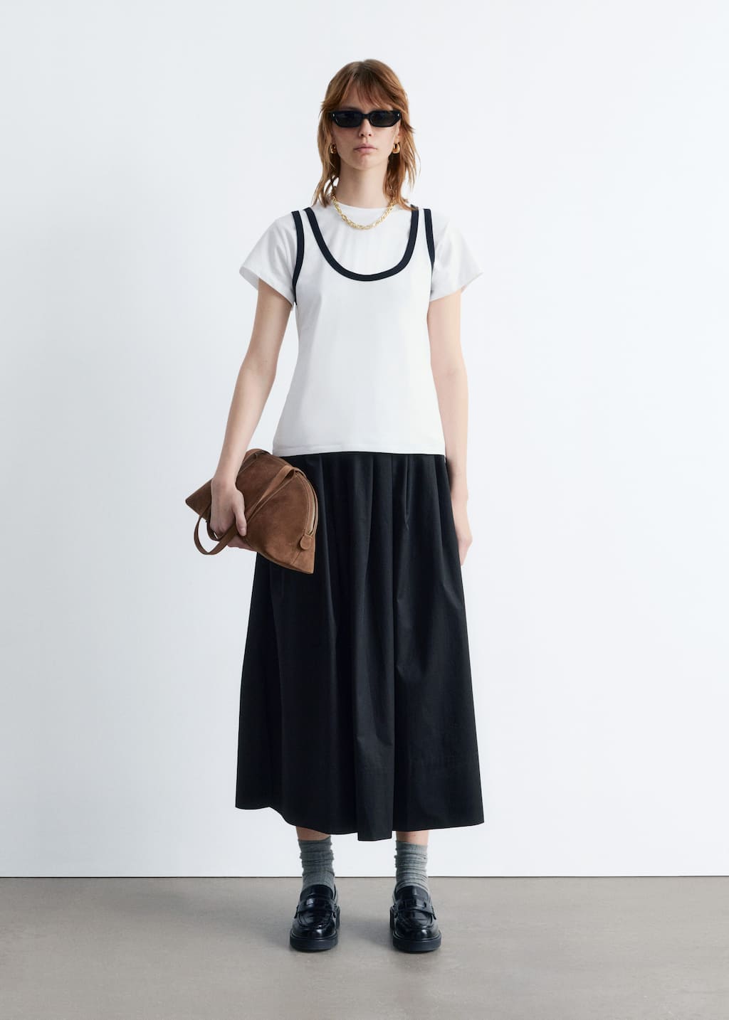 Image of Contrast-TrimTankTop