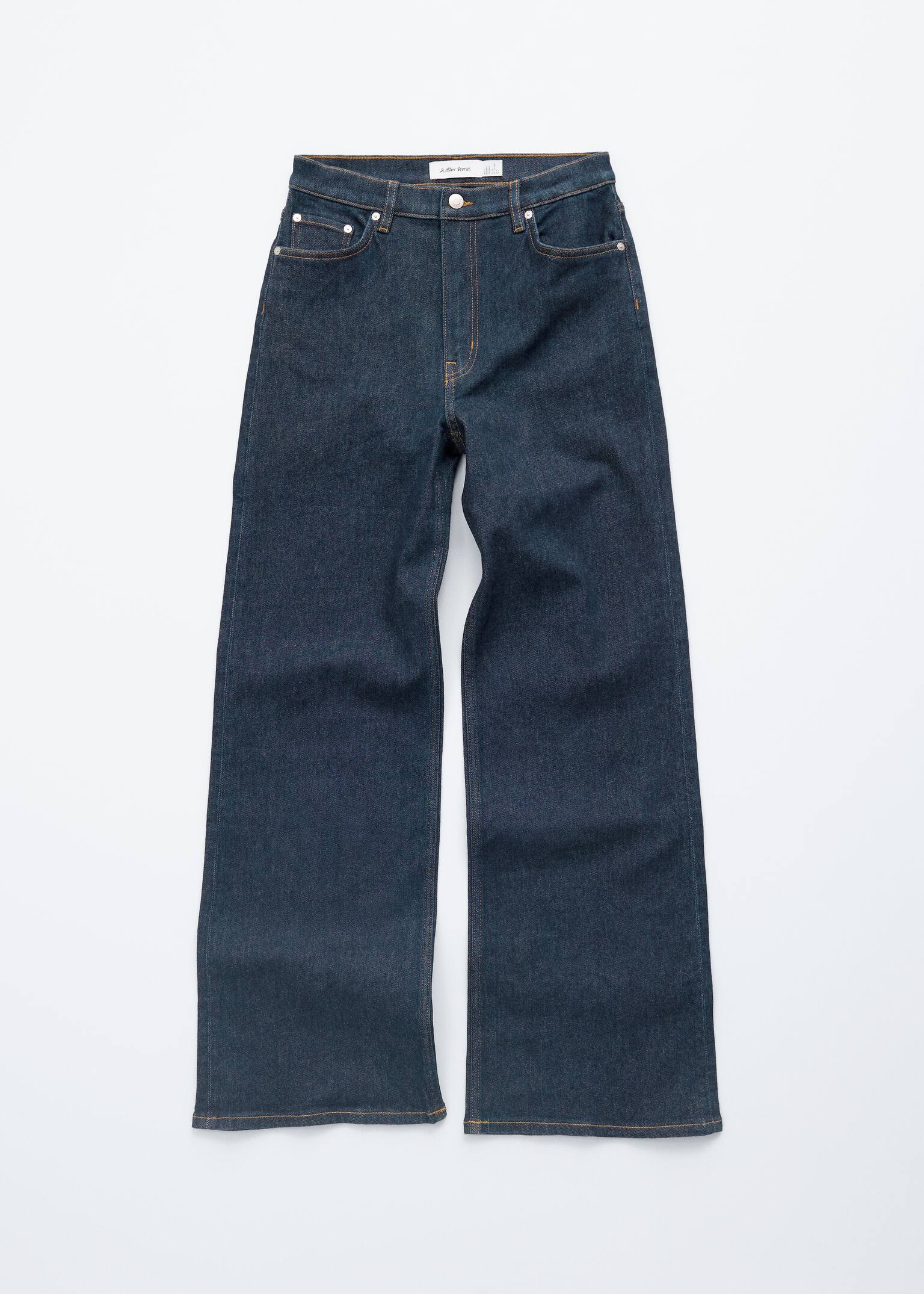 Jeans mit weitem Bein - Dunkelblau/Dunkelrot/Blau/Schwarz/Mittelblaue Waschung/Dunkelbraun/Mittelblau/Hellblau/Grau - 8