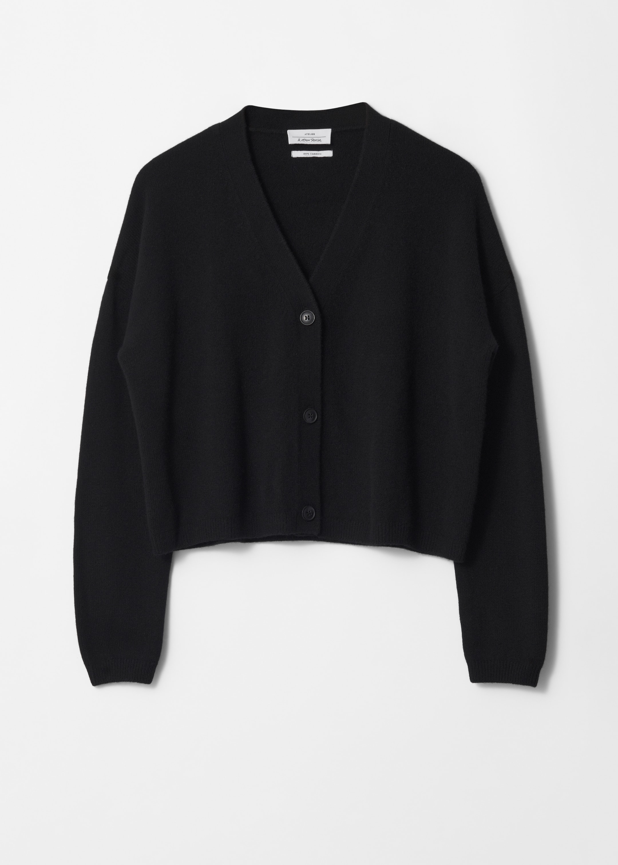 View larger image: Oversized Cashmere Cardigan - Black - Ladies | H&M GB 1