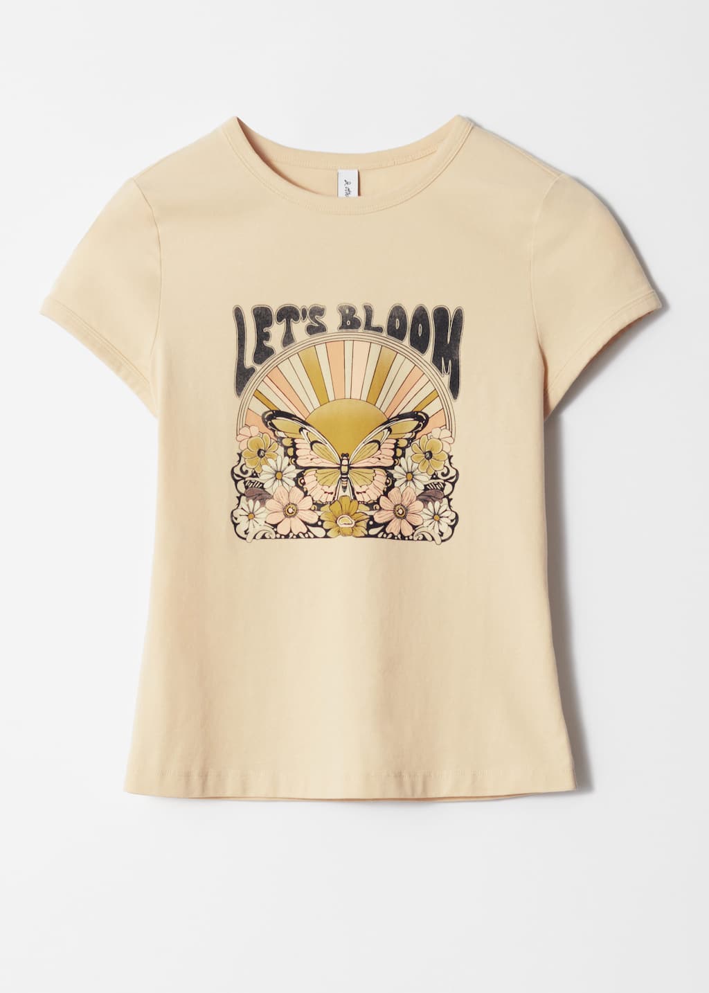 T-shirt à mancherons - Imprimé beige - Still Life