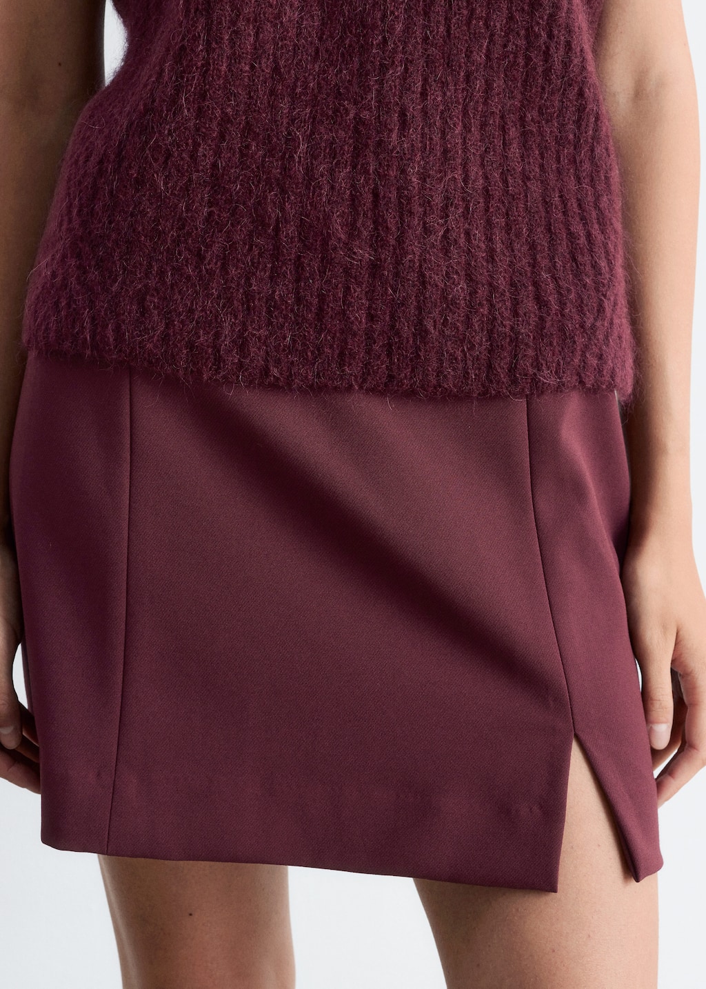 Image of High-Waist Mini Skirt