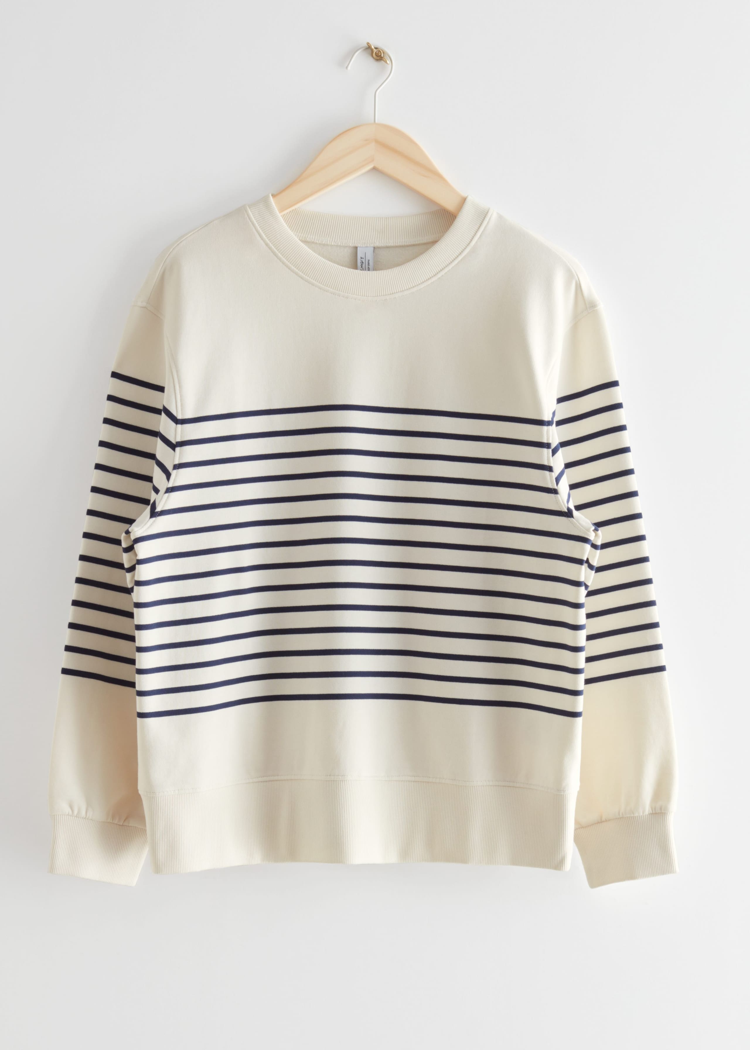 Breton Stripe Sweater - Black/White Stripes - Natura morta