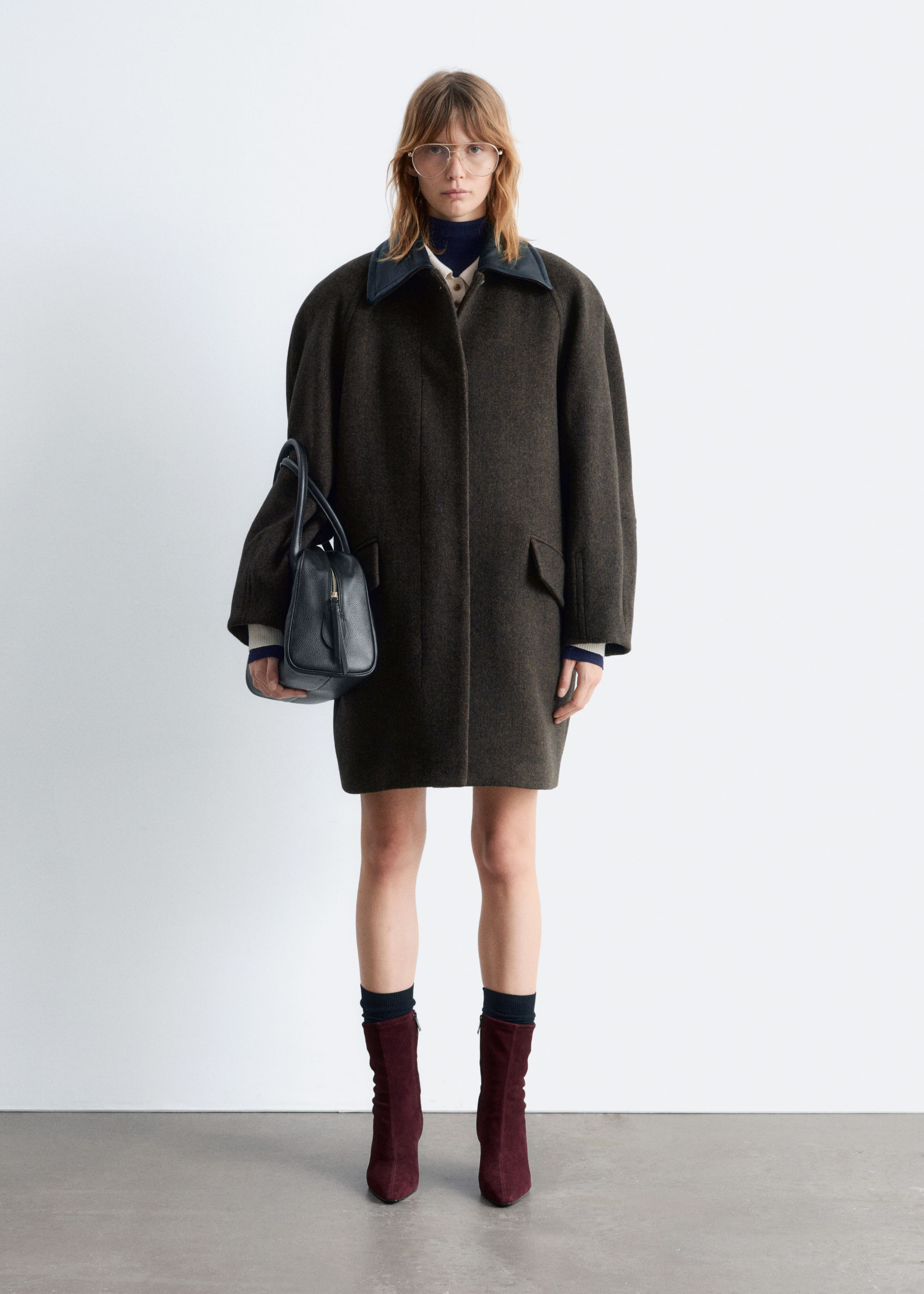 Image of Stretch-Leather Ankle Boots