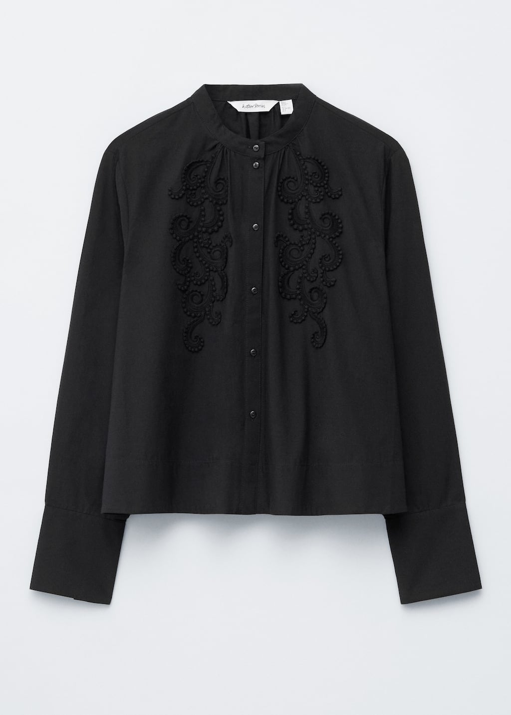 Image of Cotton Embroidered Blouse