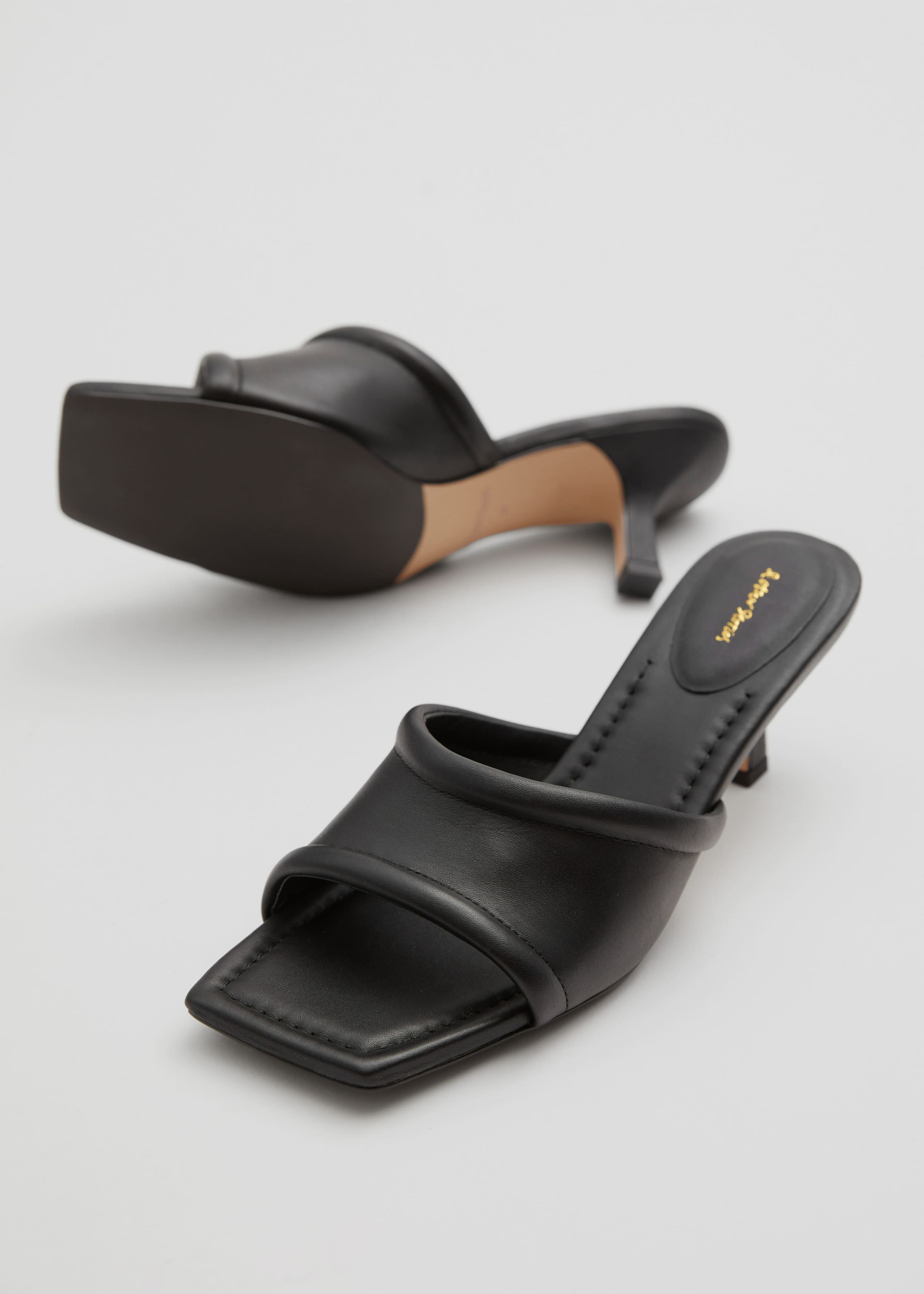 Image of Soft Leather Mules