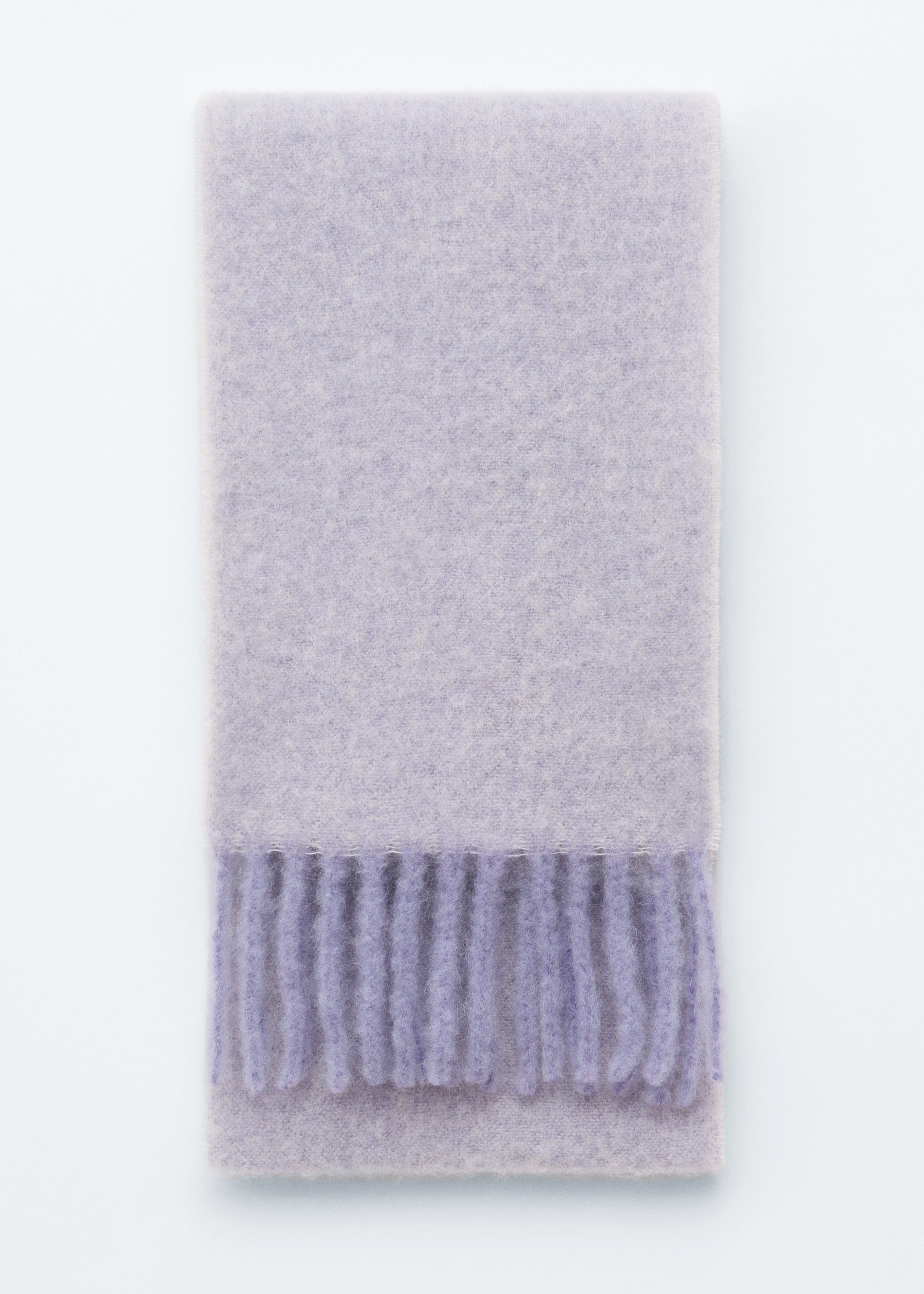 Alpaca-Blend Fringed Scarf