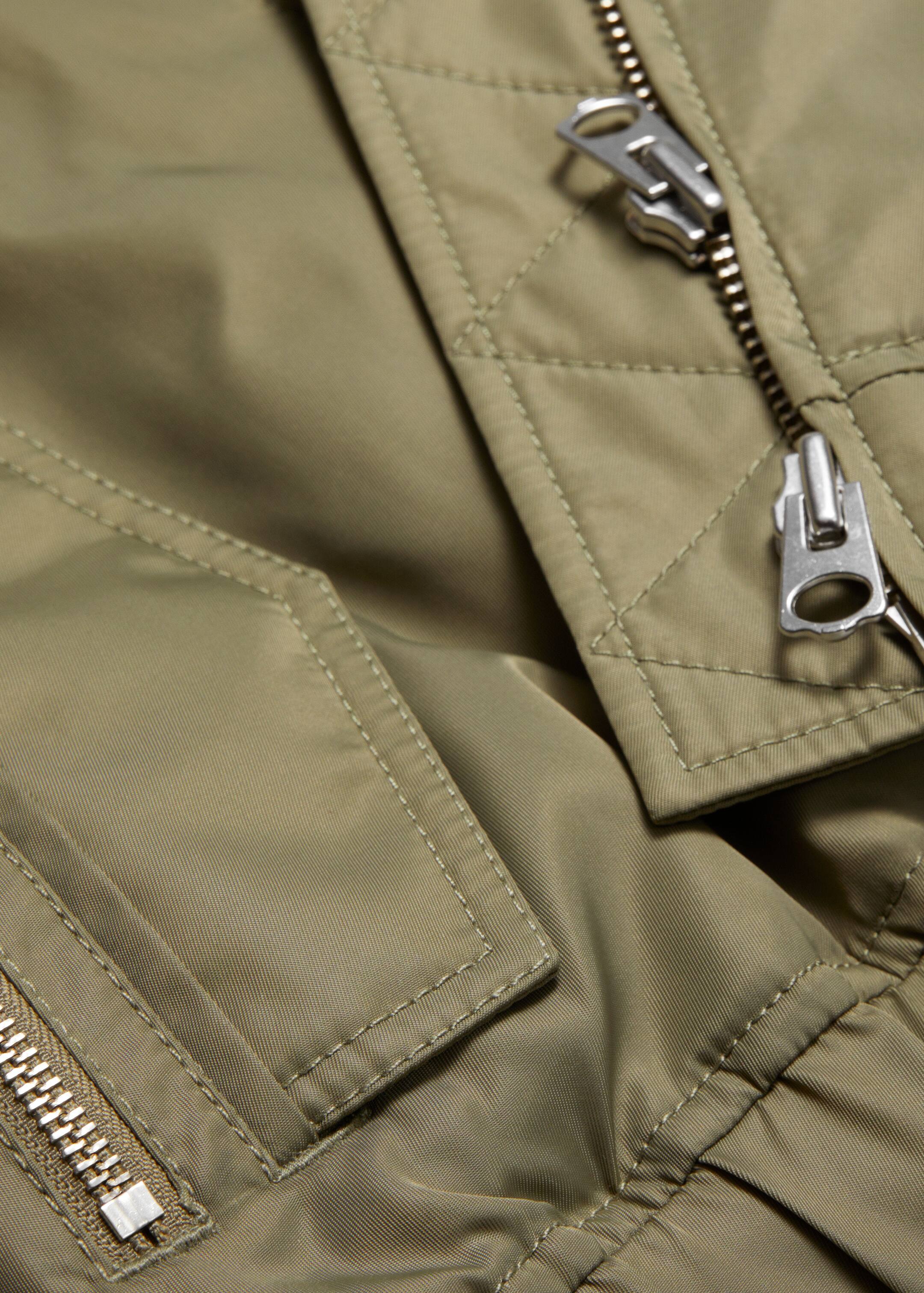 View larger image: Boxy Zip-Up Jacket - Khaki - Ladies | H&M GB 3