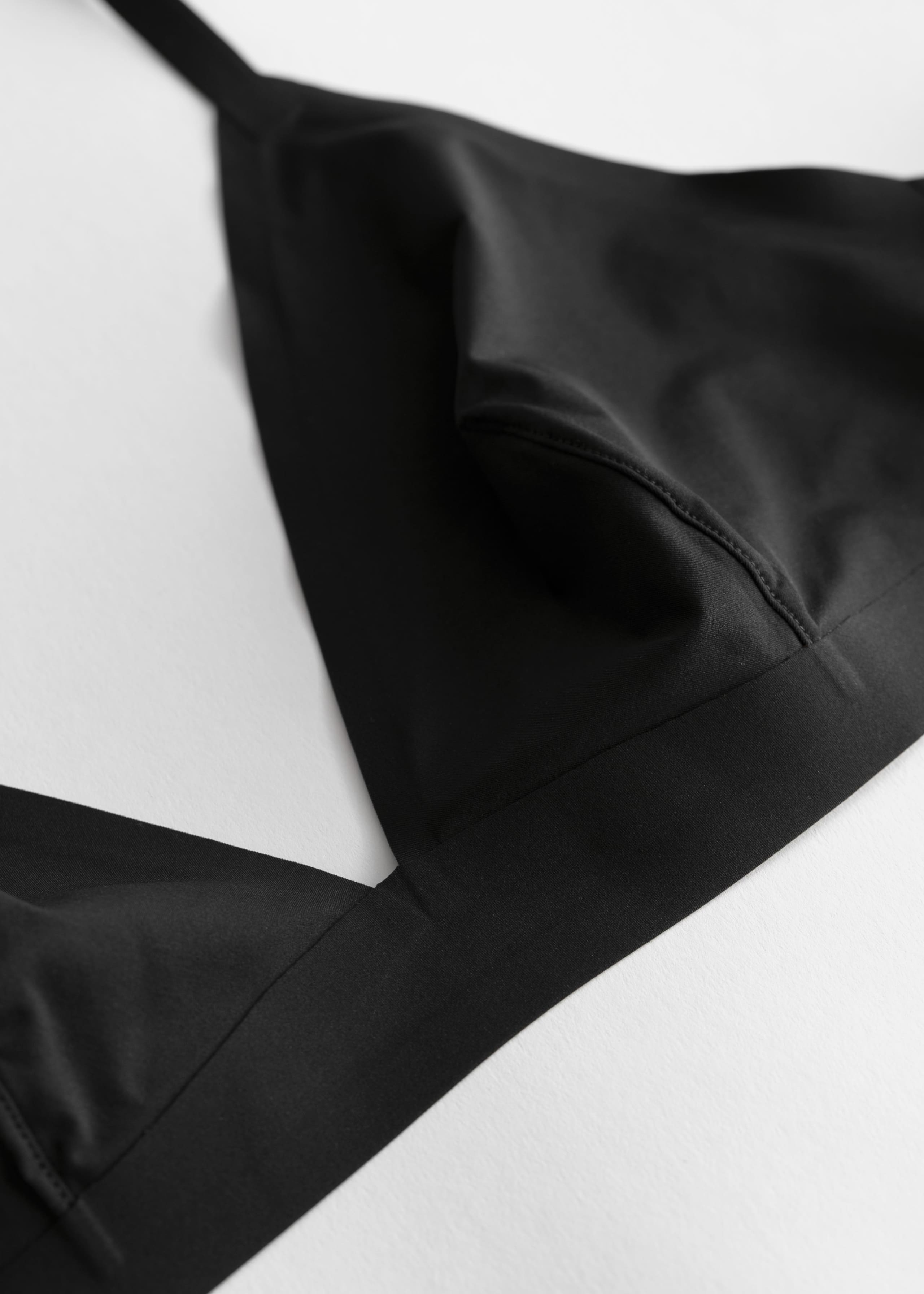 Seamless Soft Triangle Bra - Dark Brown - Natura morta