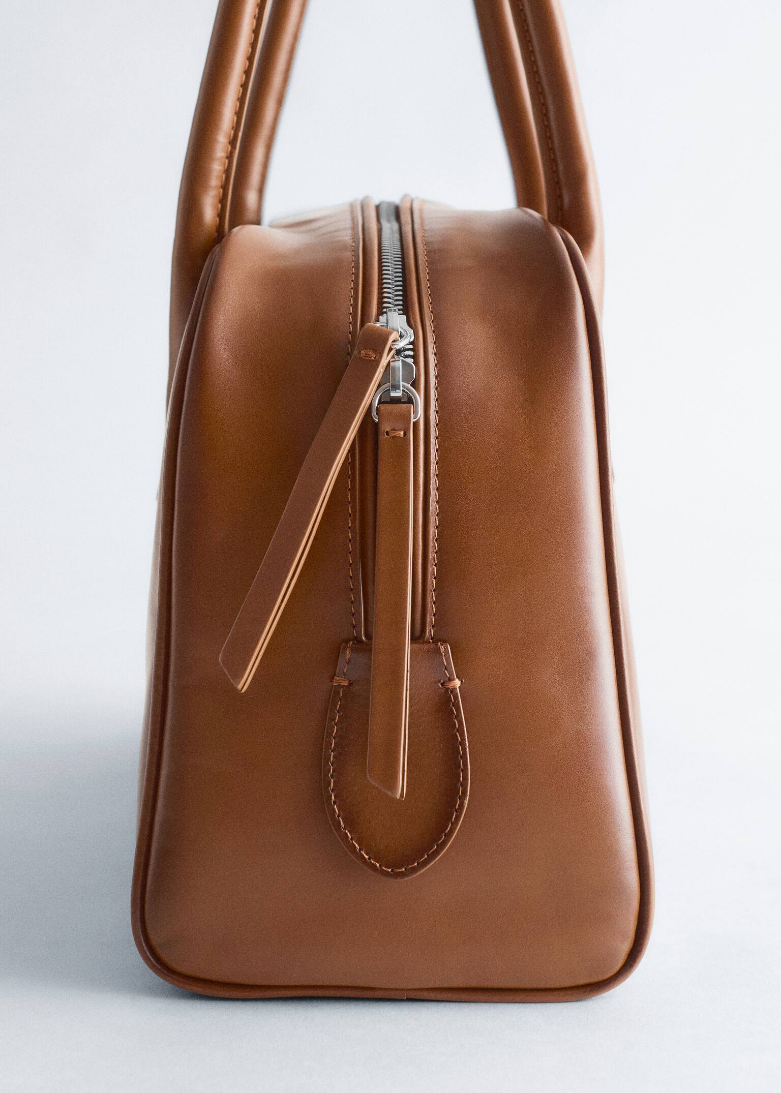 תיק באולינג מעור - קוניאק - 6