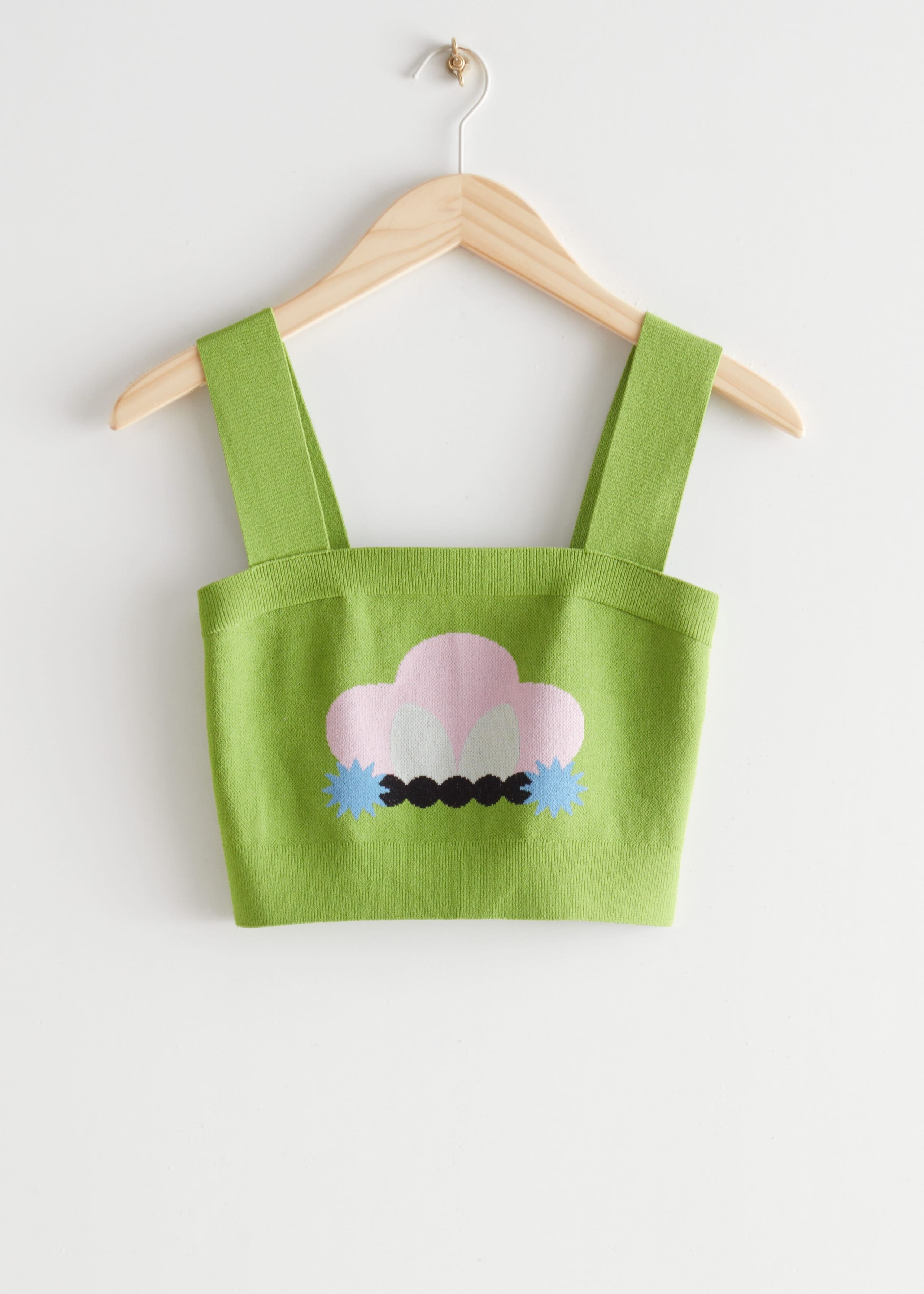 Image of Kurzes Jacquard-Strickoberteil