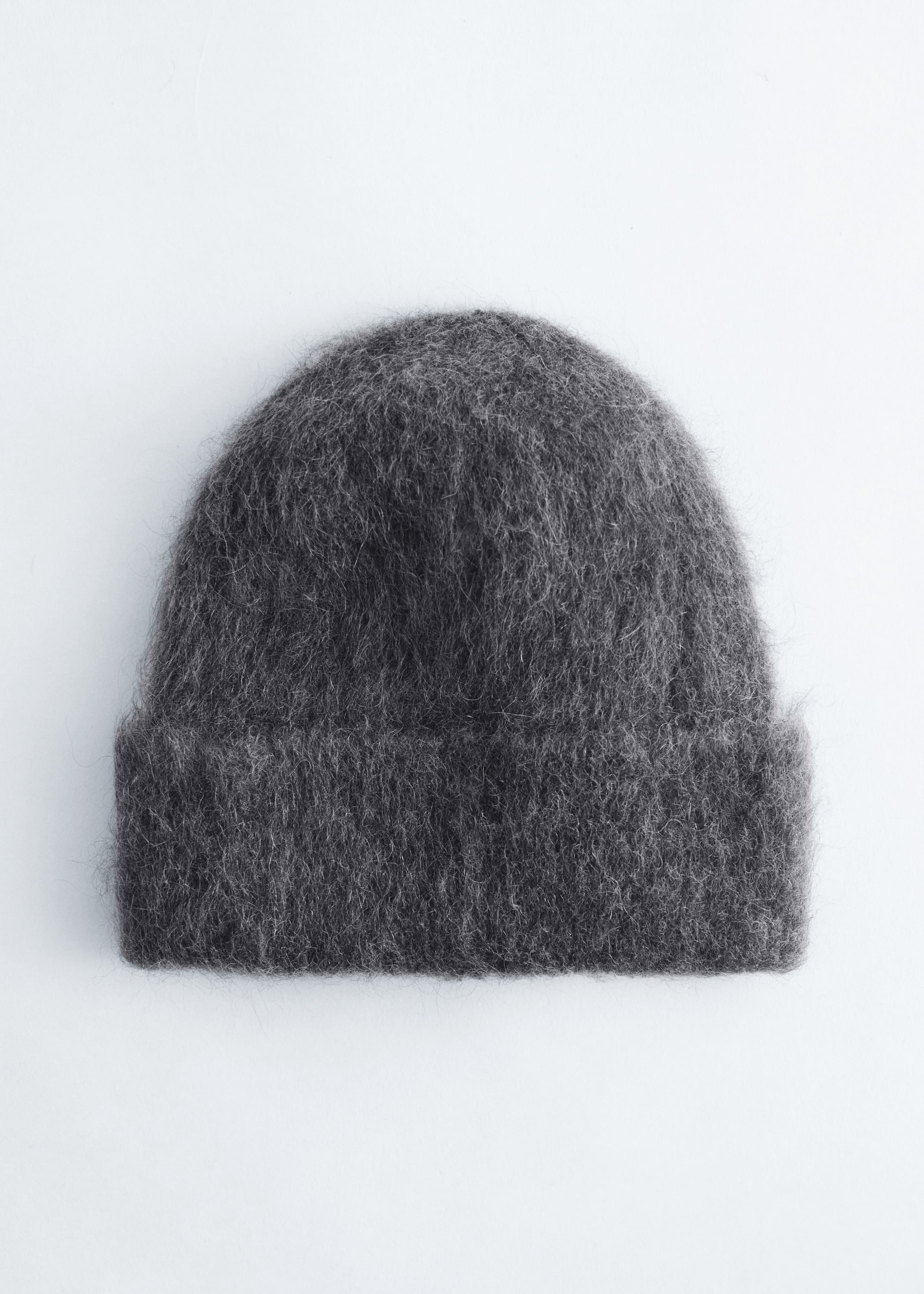 Image of Mohair-Blend Brushed Beanie