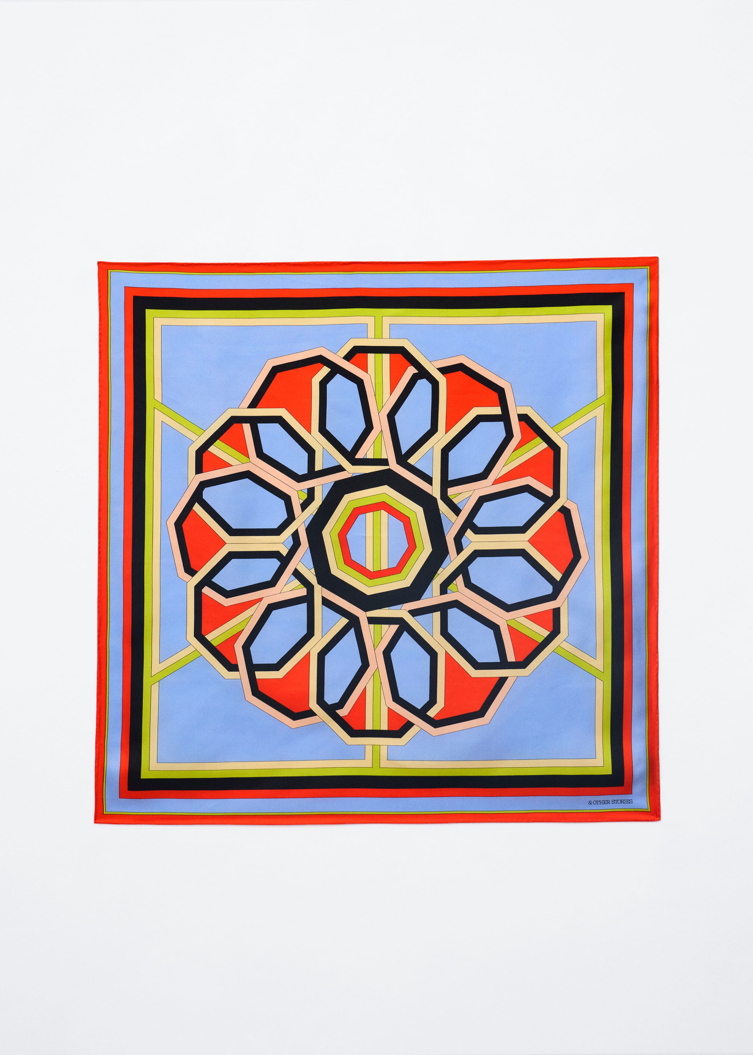 Image of Printed Silk Scarf