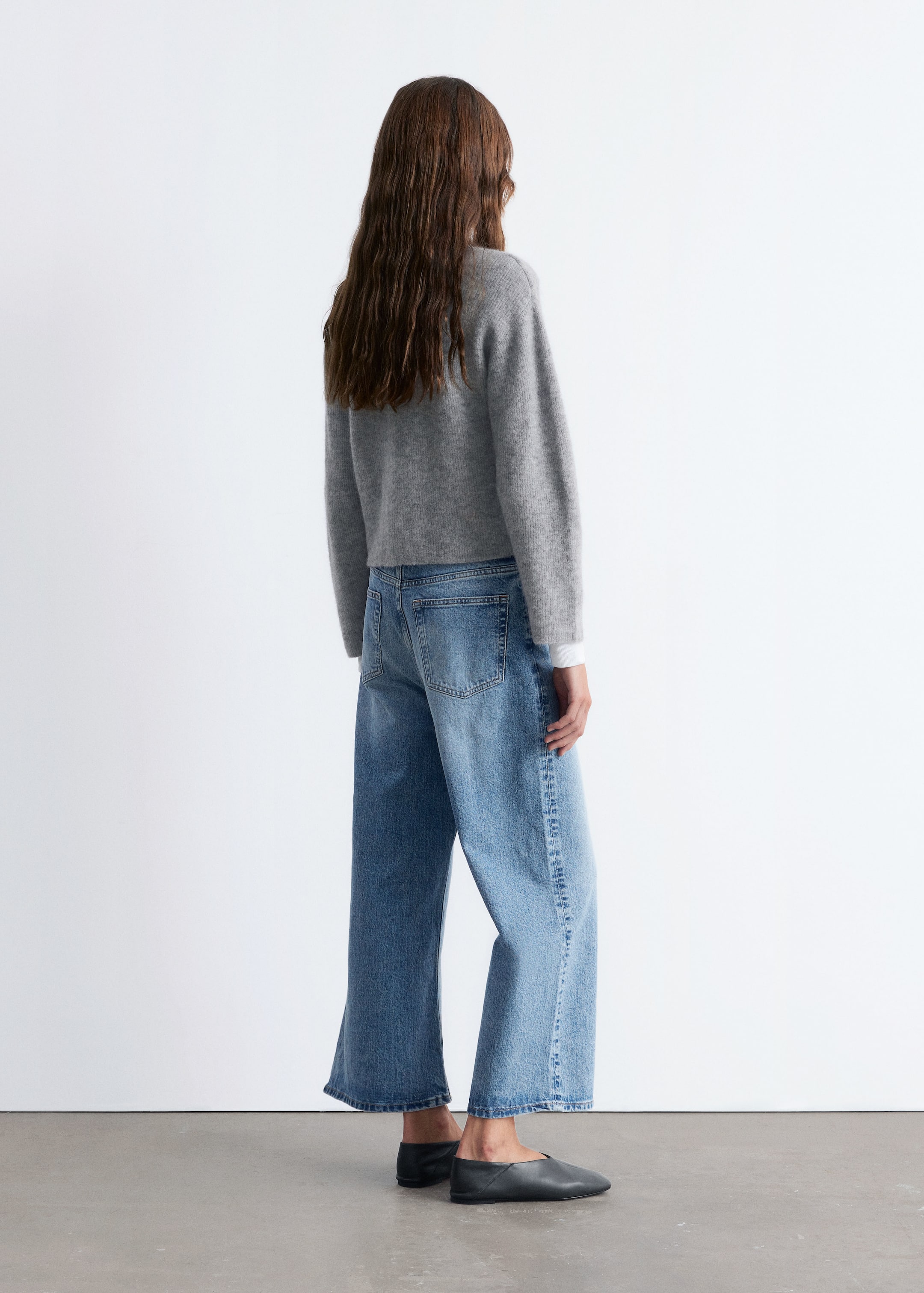 Grösseres Bild ansehen: Strickjacke aus Alpaka-Mix - Grau - DAMEN | H&M CH 4