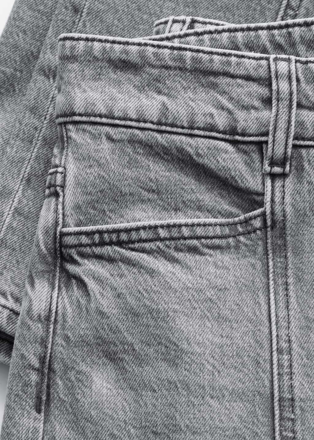 Image of High-Waist Straight-Leg Jeans