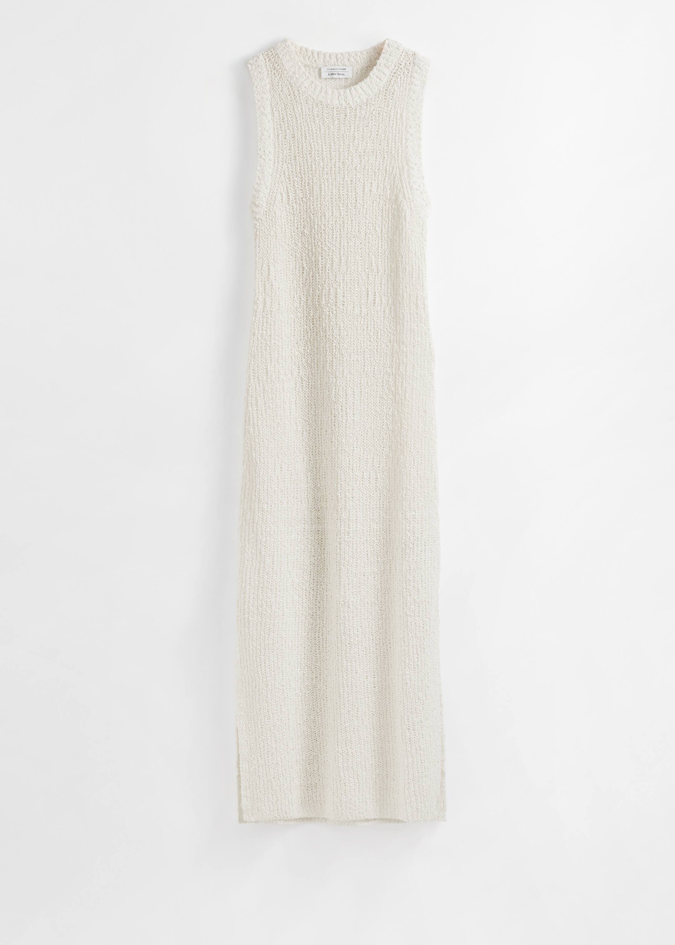 Visualizza immagine più grande: Abito midi in misto seta senza maniche - Bianco - DONNA | H&M IT 4