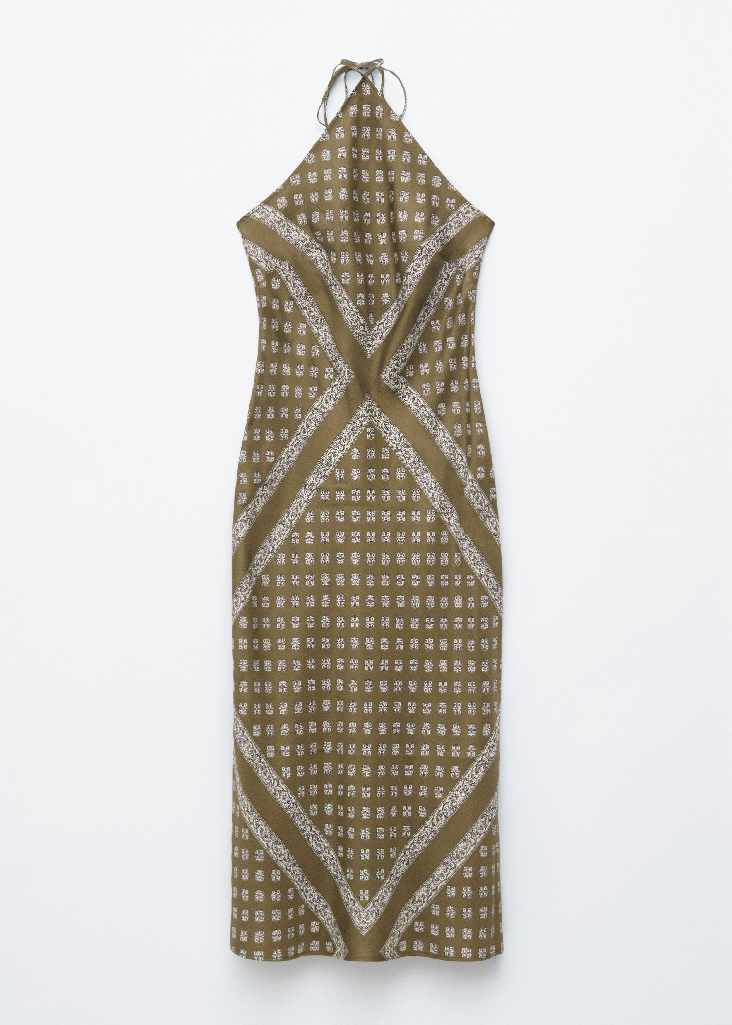 cos gold dress Mid-length dress Cos Gold size 12 UK in Viscose