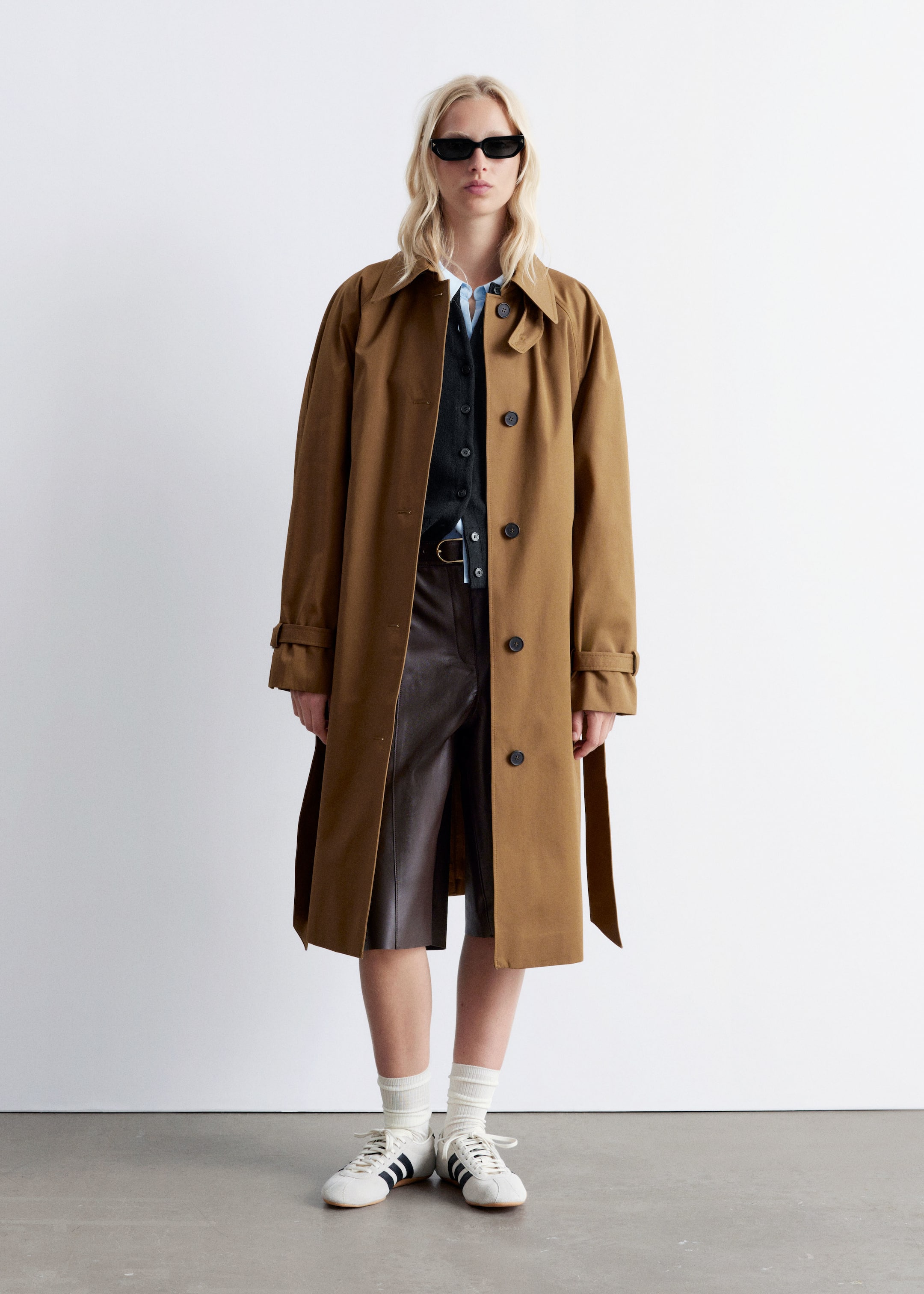 Zobrazit větší obrázek: Belted Car Coat - Medium Brown - ŽENY | H&M CZ 3