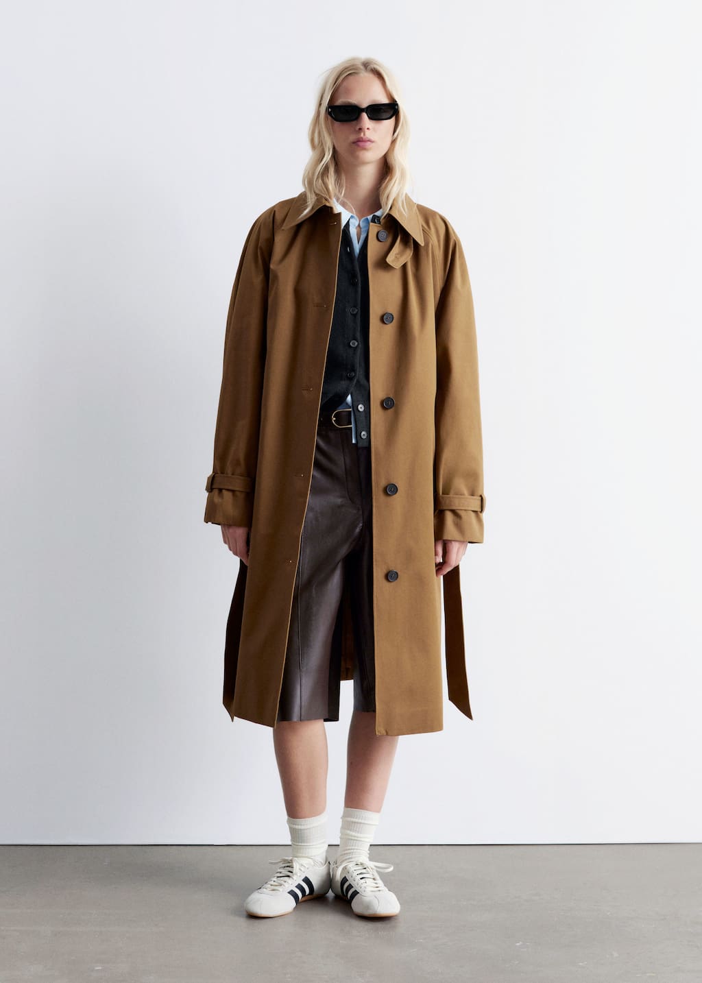 Image of Belted Car Coat