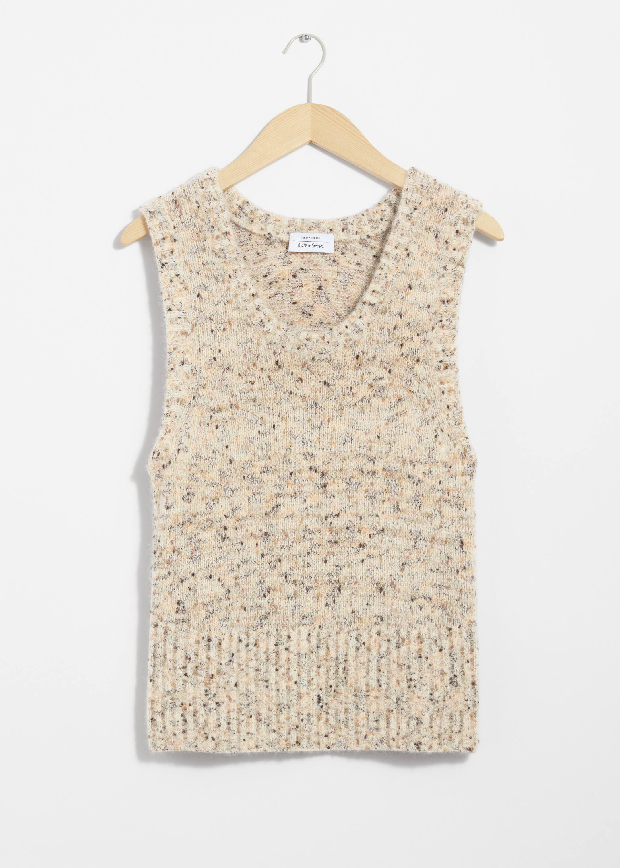 Größeres Bild ansehen: Strickweste - Graubraun - Ladies | H&M DE 1