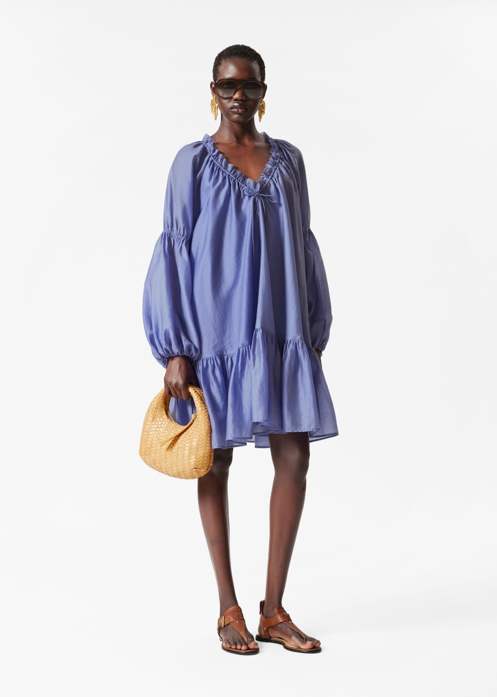 Image of Minivestido con volantes